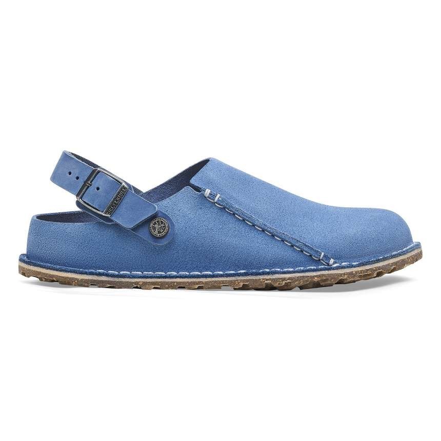 Birkenstock Lutry Premium Suede Elemental Blue EU38/ W 7-7.5 NWOB