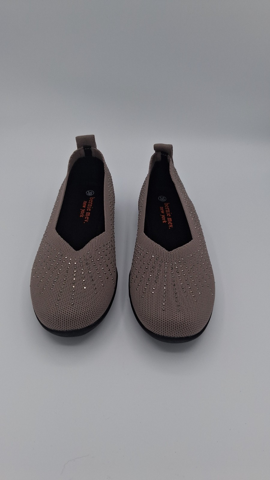 Berni Mev NY Adi Women’s Slip on Flats with Memory Foam -Smoke Pewter or Black
