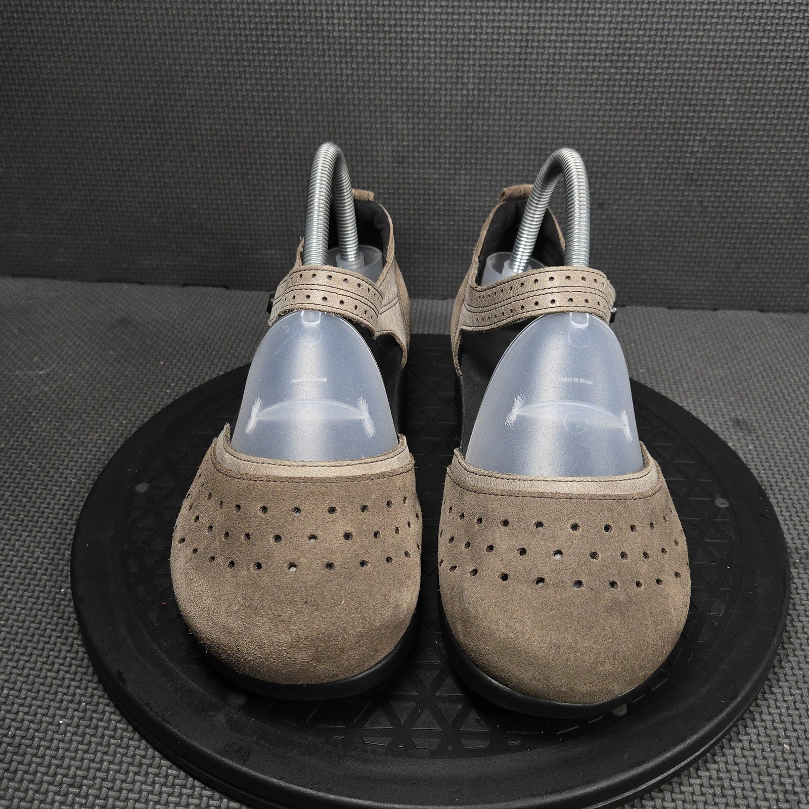 SAS Tripad Comfort Mary Jane Shoes Womens Size 6.5 W Brown Suede Comfort Flats