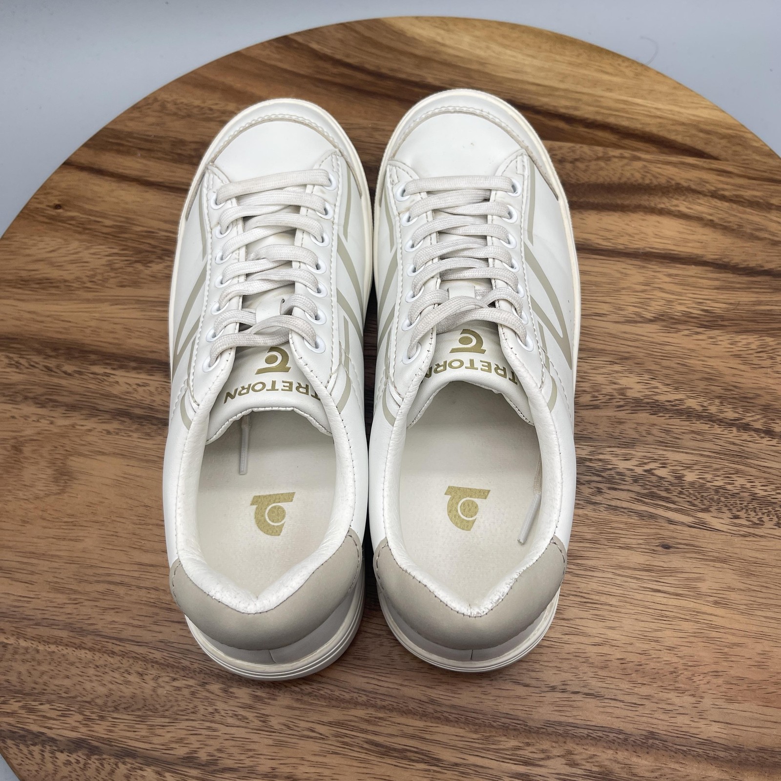 Tretorn Serve Shoes Womens Size 7 M White Beige Casual Tennis Walking Sneakers