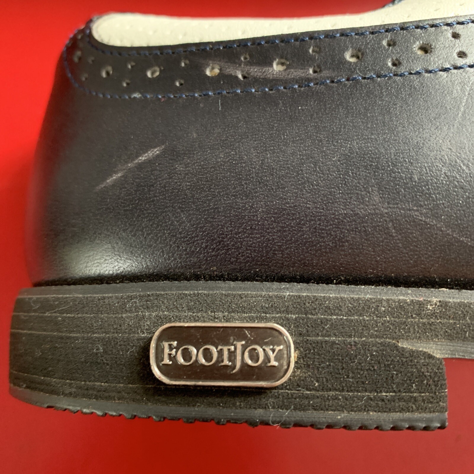 Footjoy Europa Collection Black & White Women’s Sz 8.5 N Golf Shoes Soft Spikes