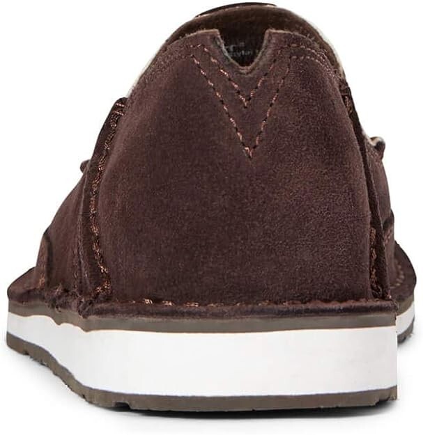 Ariat Women Cruiser Boat Shoe Leather Loafer Chocolate Chip Suede/Spotted Hair 6