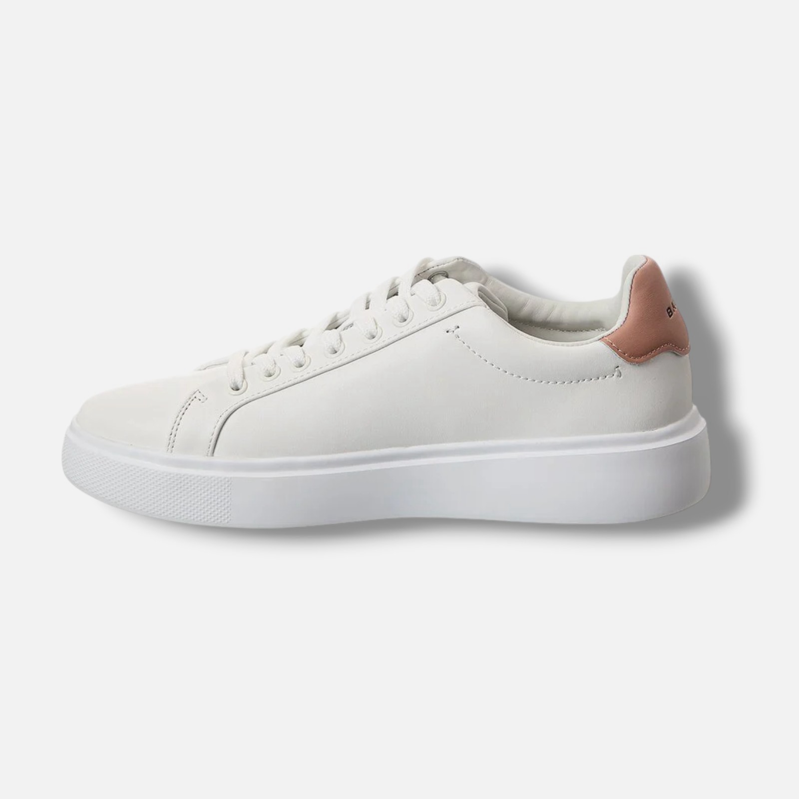 Bally Women’s White Brettys Leather Sneaker Size 7M