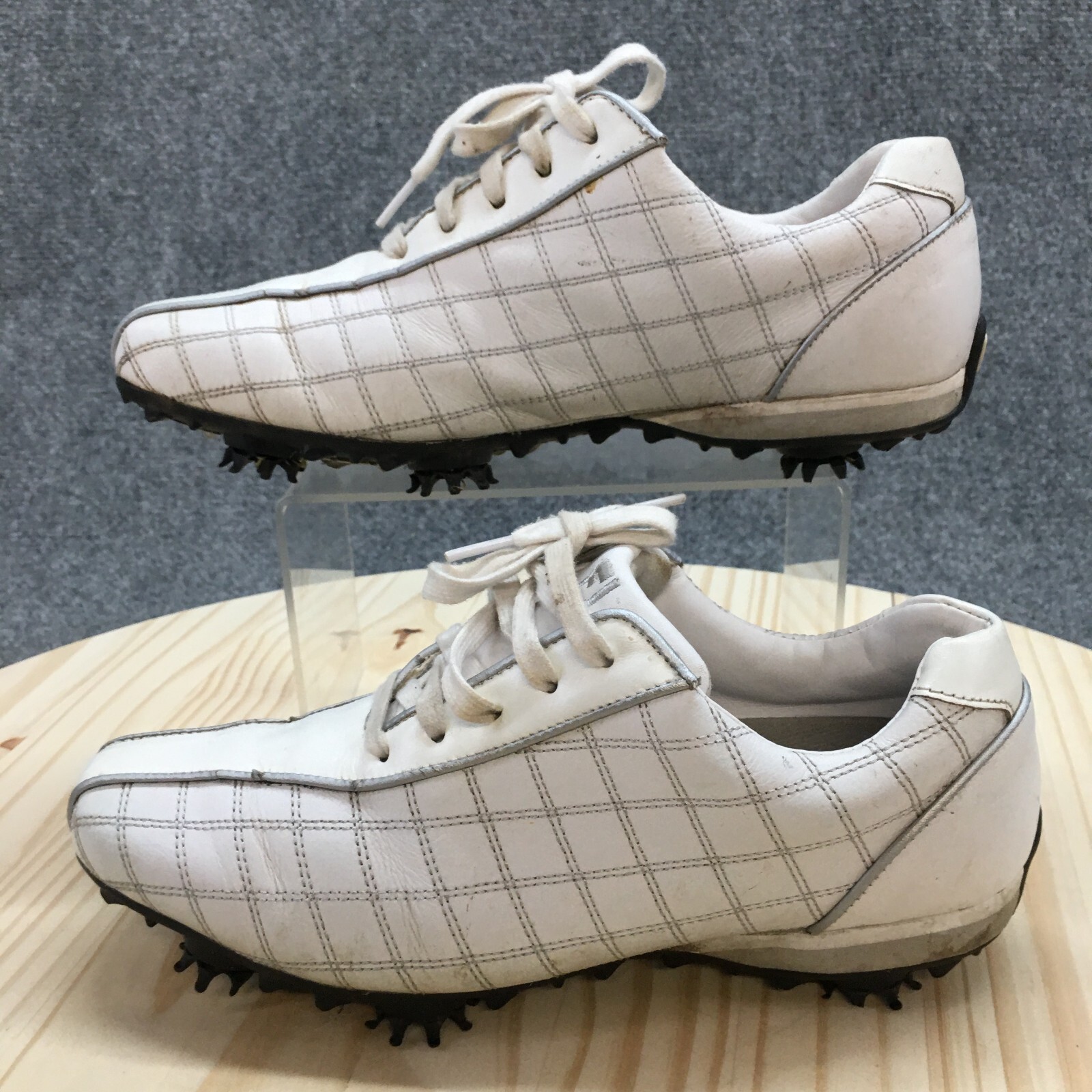 Footjoy Shoes Womens 8.5 M LoPro Collection Golf Sneakers White Lace Up 97199