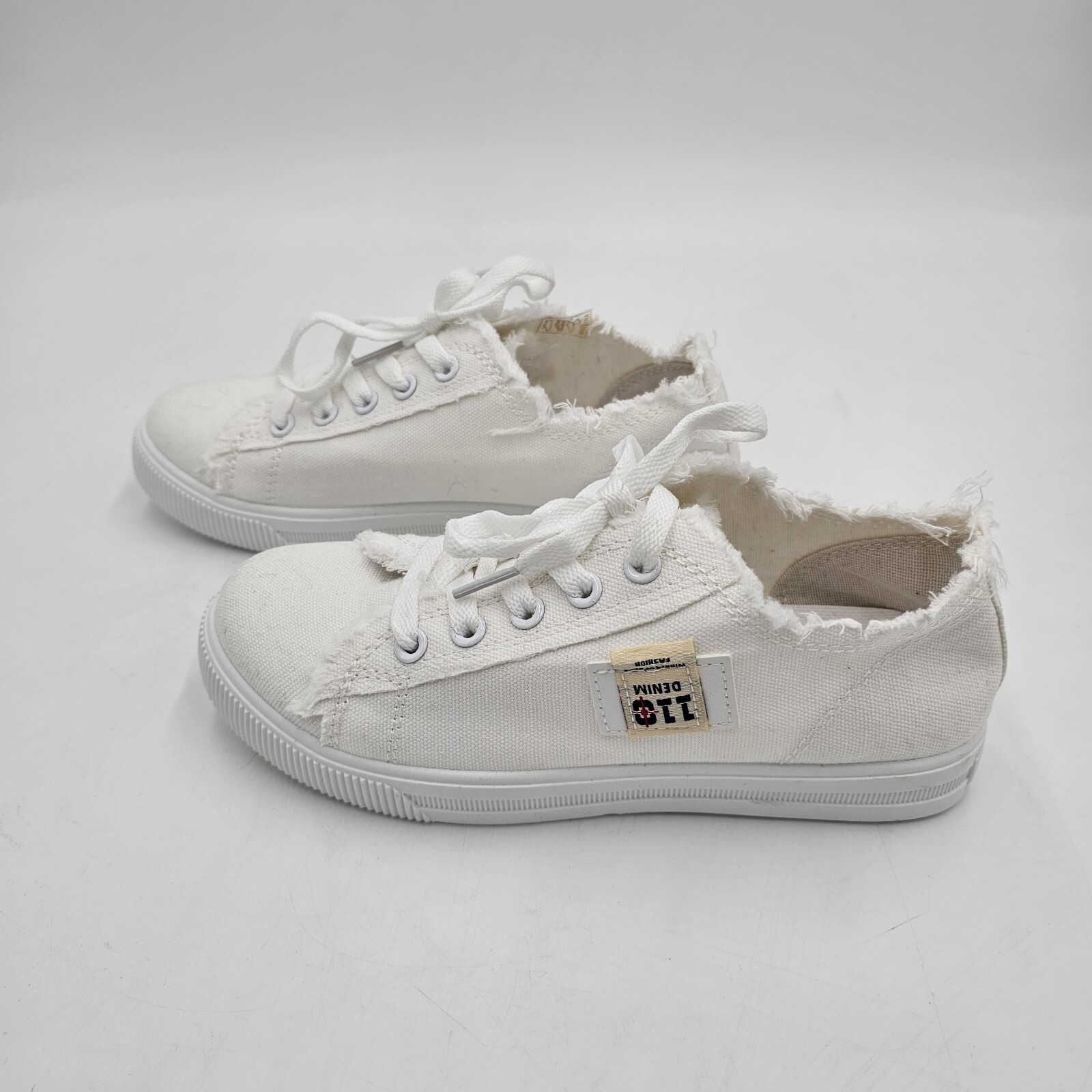Women’s Classic Canvas Shoes, Lace Up Low-top Casual Shoes Footwear 6.5 (US)