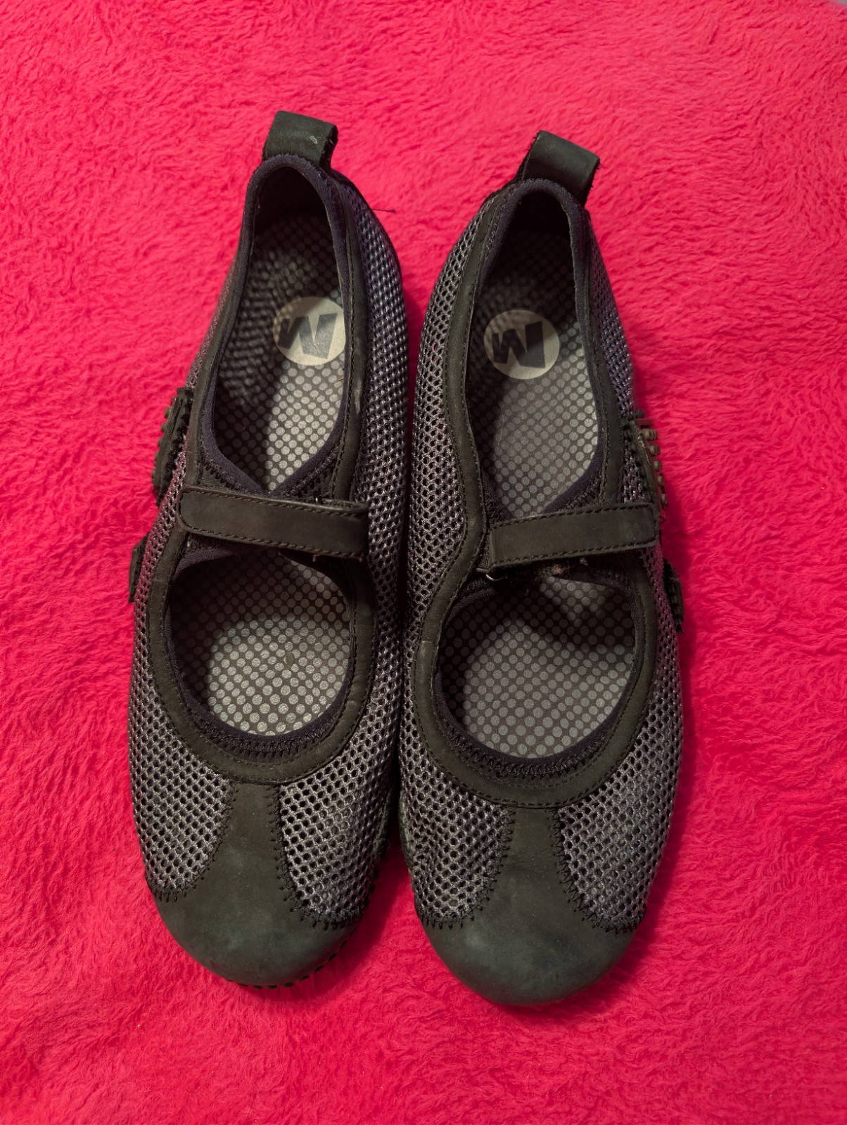 Merrell Relay Tour Black Mary Jane Sneaker Flats Womens 9.5 Techwear Gorpcore