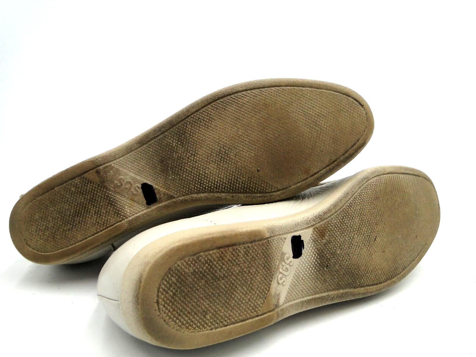 SAS Tripad Comfort Simplify White Leather Slip-On Loafer Shoes Women’s US 8 S