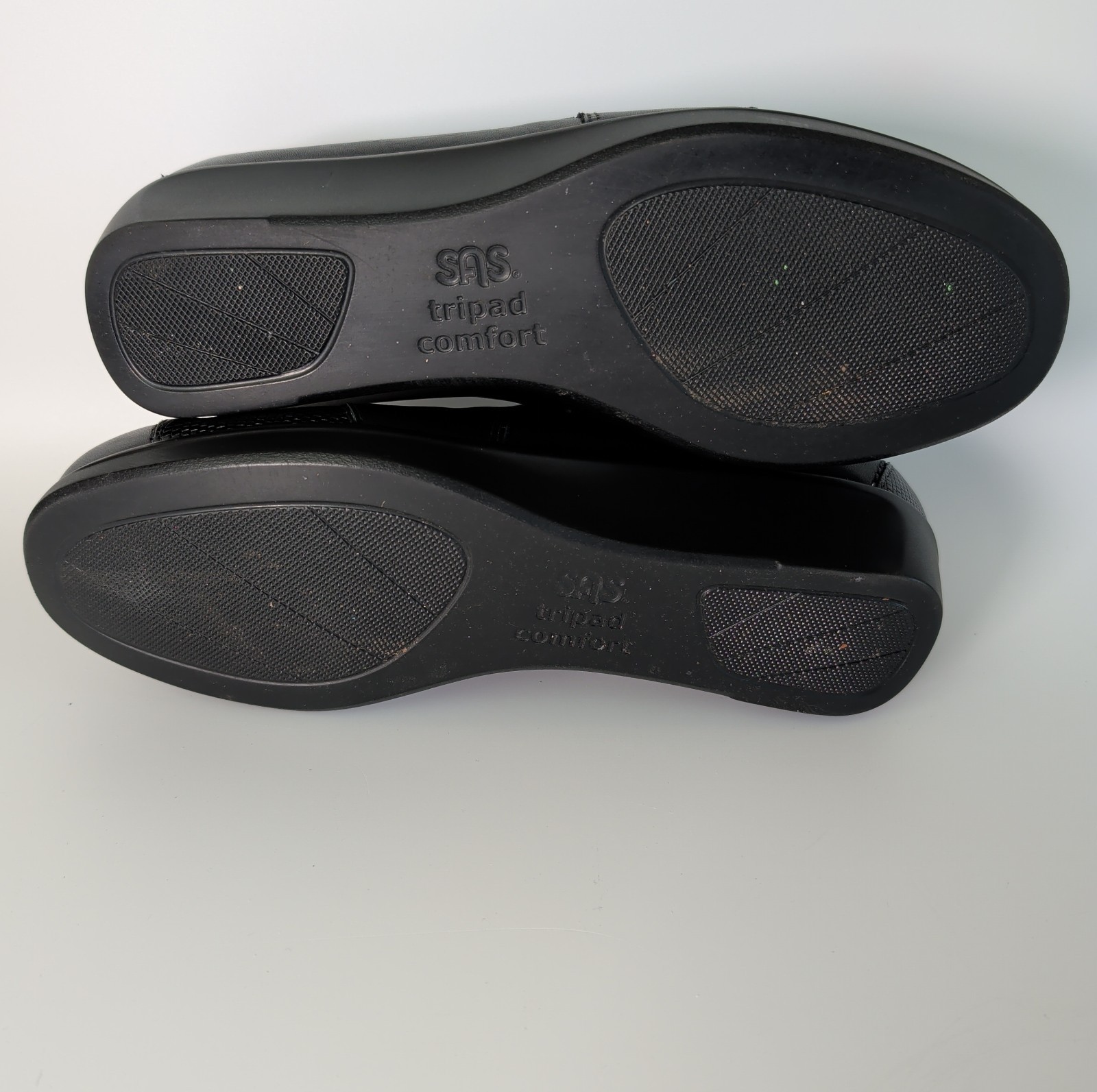 SAS Women’s Black/Lizard Nora Slip-ons tripad Comfort Sole Size 8.5 W EUC