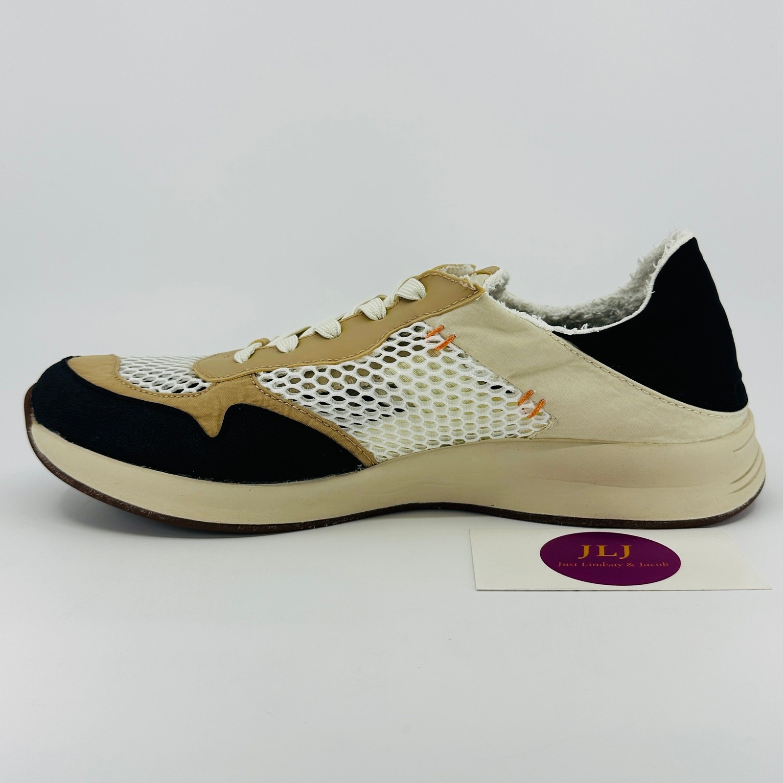 Taos Women’s Direction Drop Heel Comfort Sneakers Black/Taupe Multi Size 10