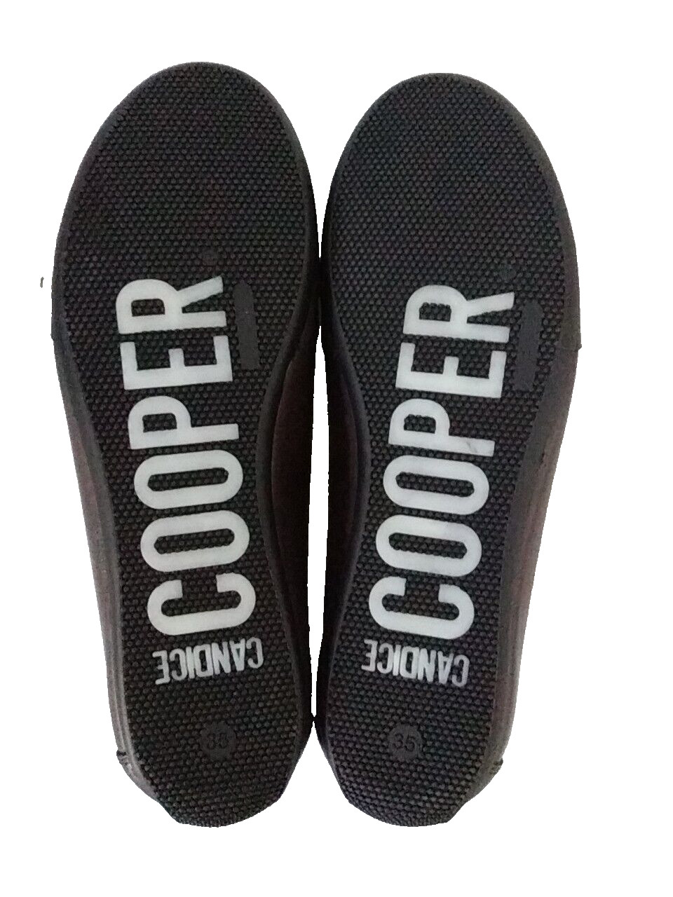 CANDICE COOPER Candy Bow Sneaker Ballet Flat Brown/Black Leather+Suede (5) NWOB