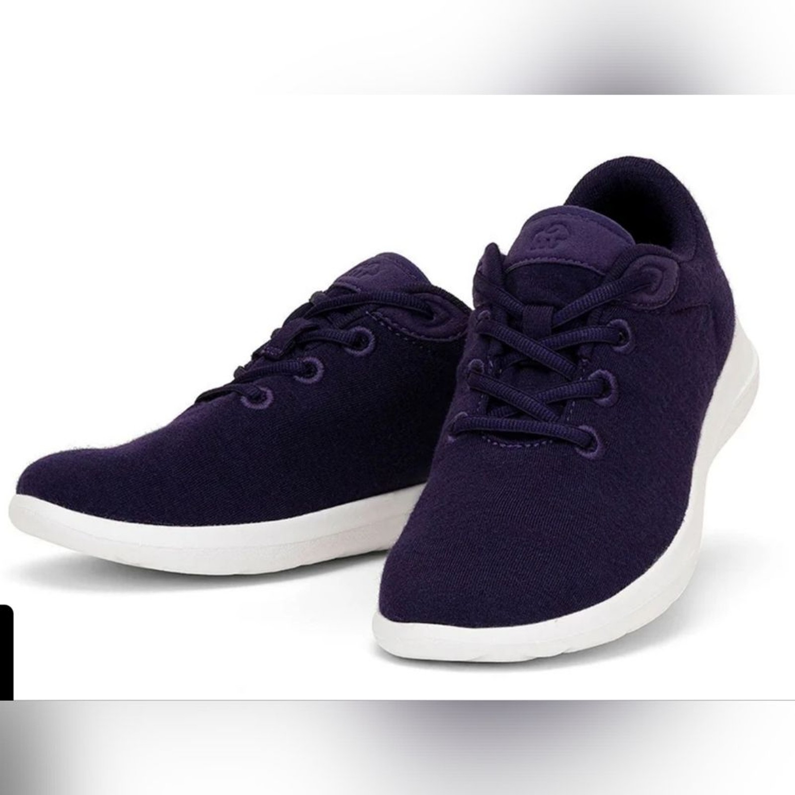 Merinos Australian Women’s Lace-Up Sneakers Deep Purple Sz 6 Merino Wool