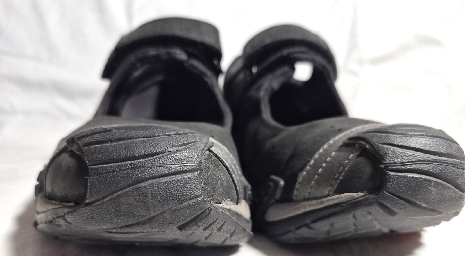ECCO Women’s Black Grey Mary Jane Receptor Comfort Sandals Shoes US 8-8.5 EU 39L