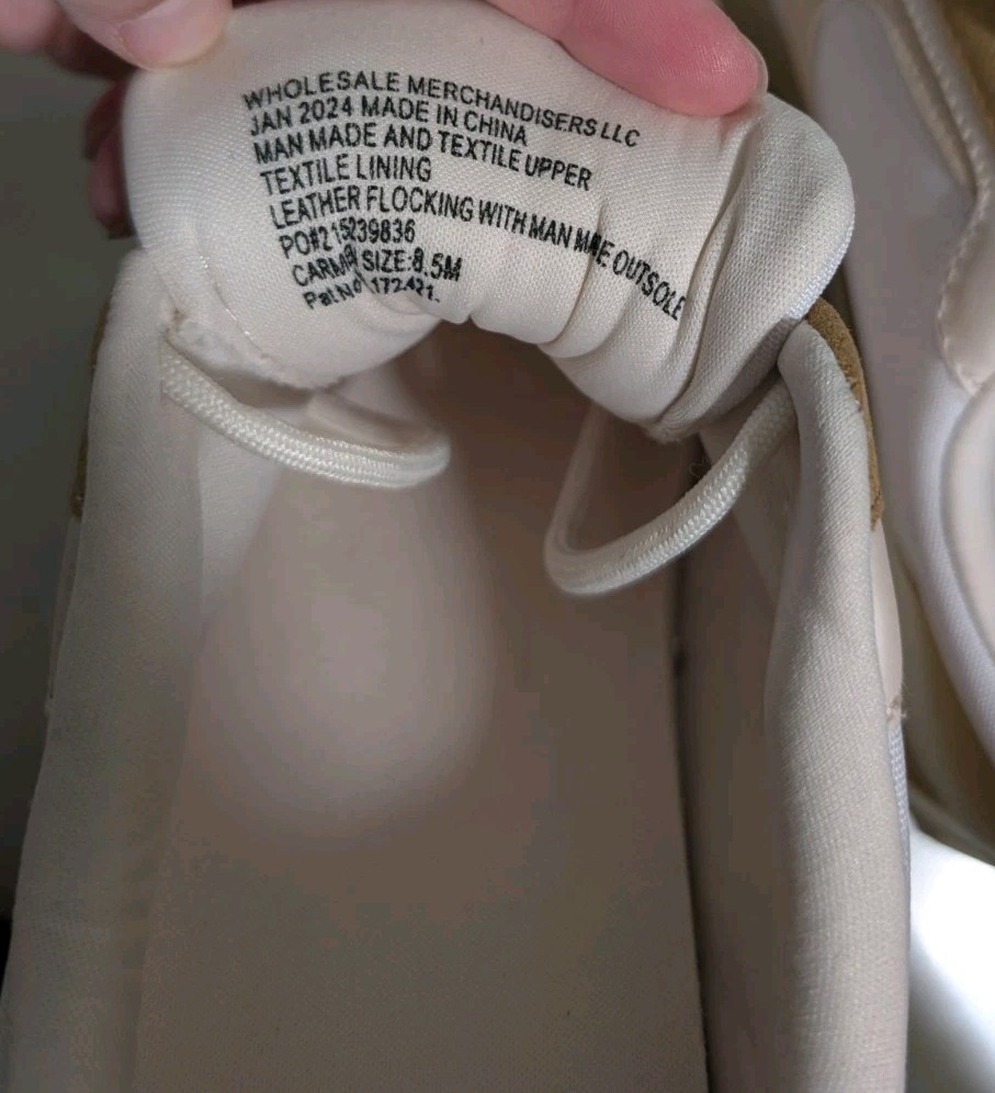 SM New York Woman`s 8.5 Carmen Natural Platform Sneaker Lace Up Shoes Casual NEW