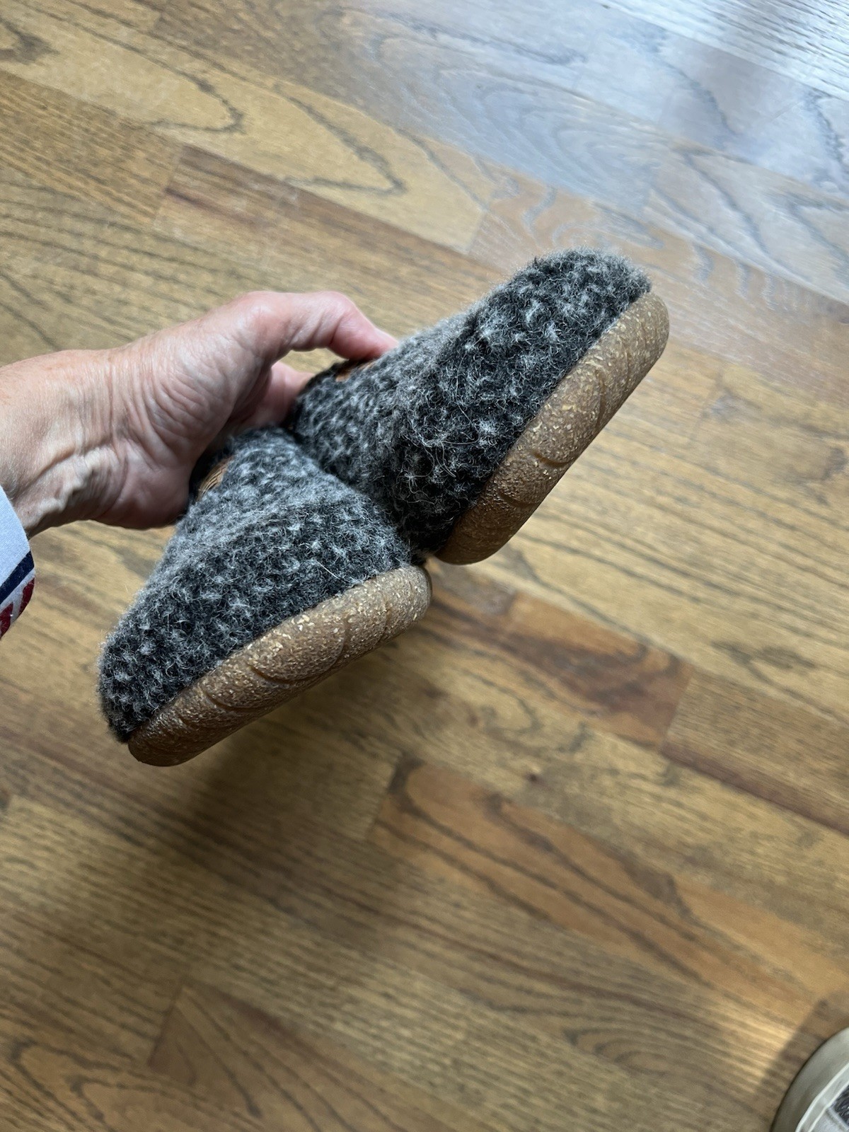 Taos Womens Sweet Wool Clogs Charcoal Gray Size 39 Grunge cottage Grampa Slip on