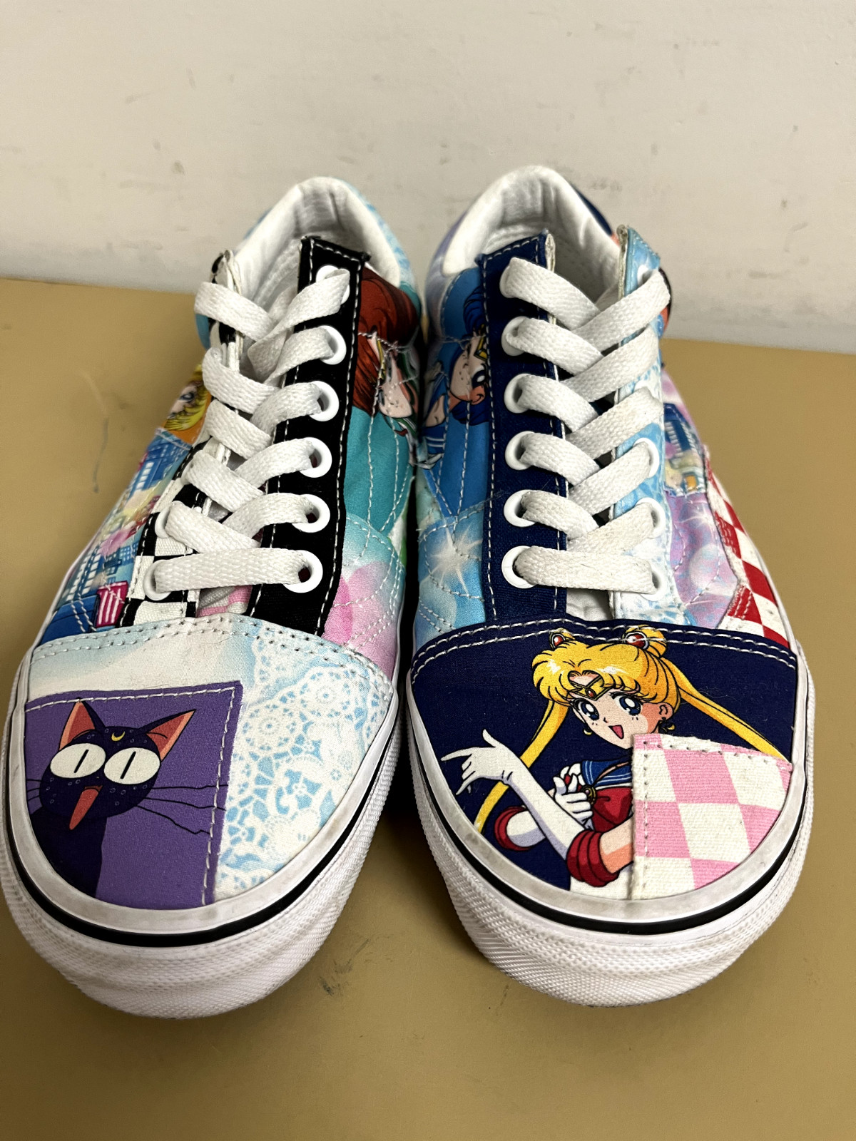 VANS Sailor Moon Old Skool Pretty Guardians Patchwork Low-top Shoes W 6.5 M 5