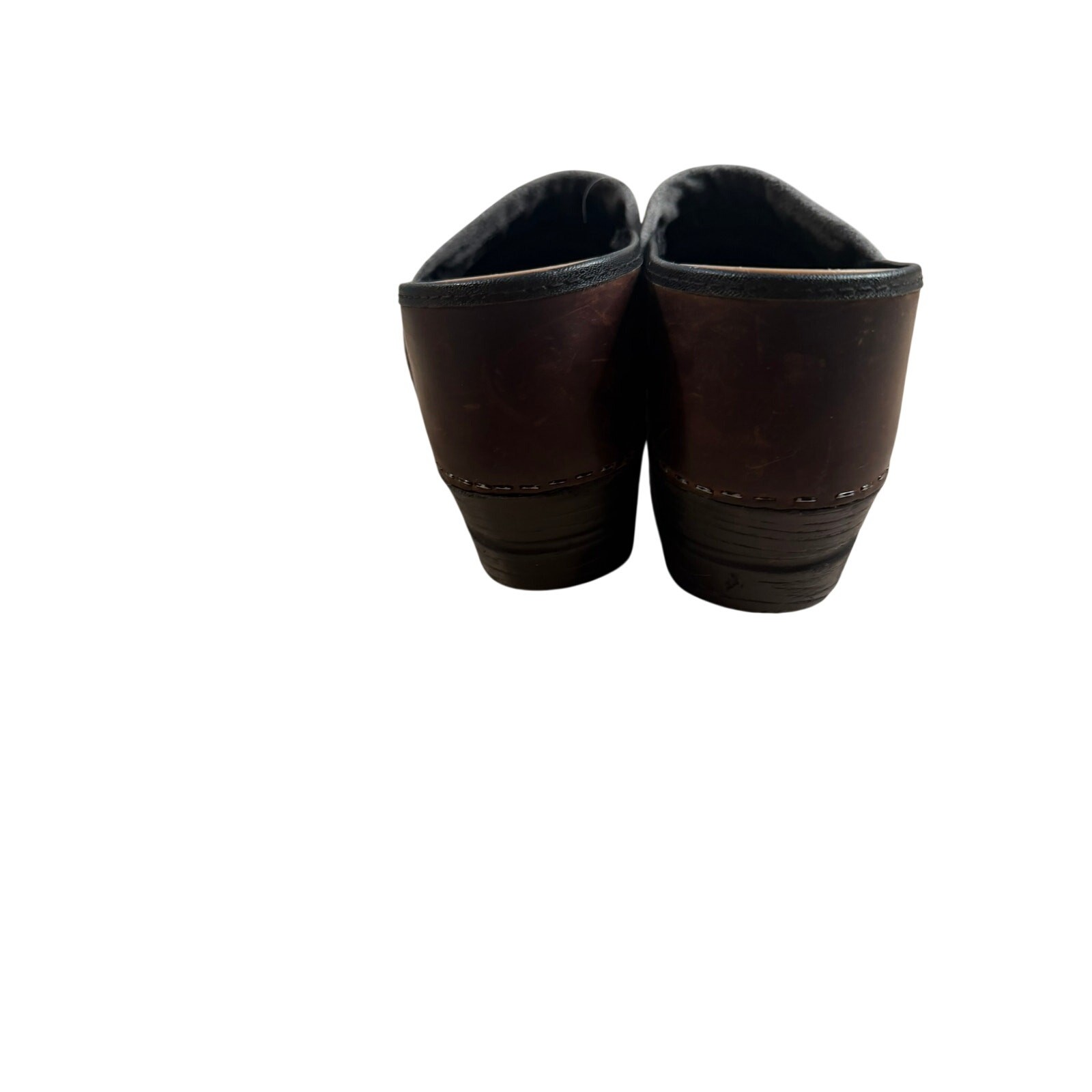 Dansko Professional Clogs Women 41 US 10.5 11 Brown Oiled Leather Slip On