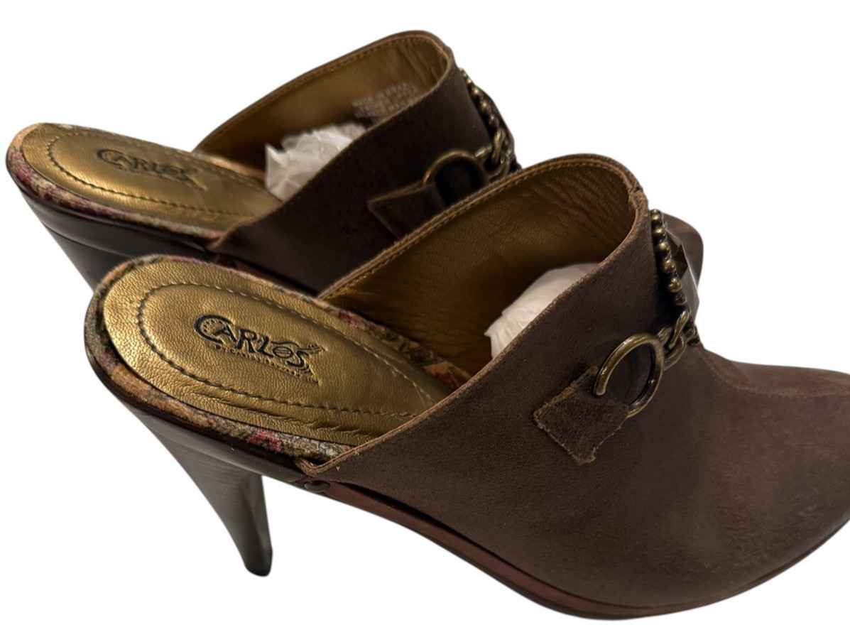 Carlos by Carlos Santana Deputy Clogs Size 8M Made in Brazil