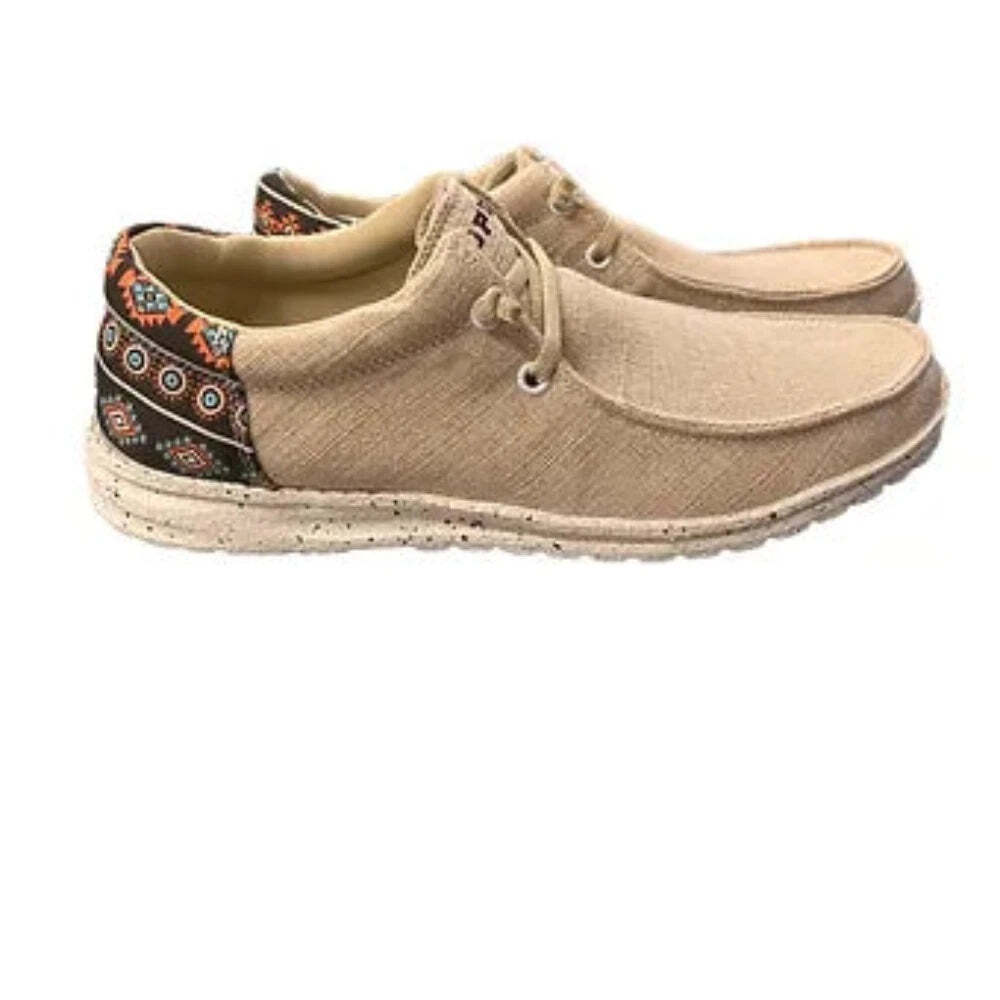 New! Women’s Roper Tan ‘HANG LOOSE’ CANVAS SLIP-ON SHOES Size 5 6 7 8 9 10 11
