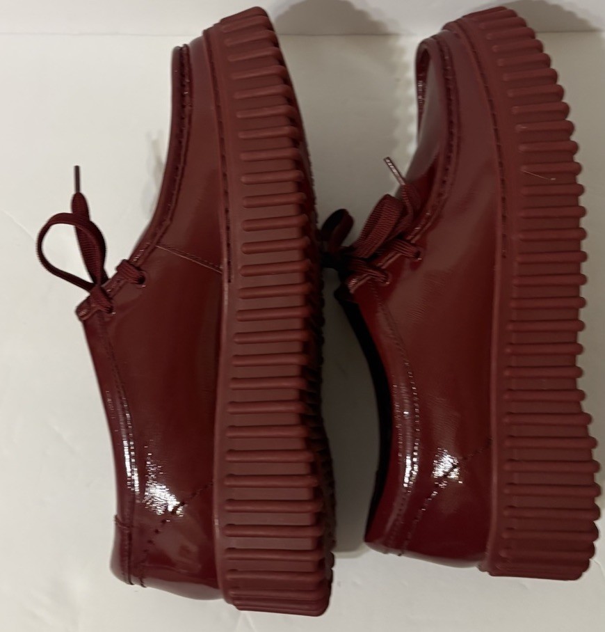 Clark’s Collection Torhill Bee Burgundy Patent Leather 8.5