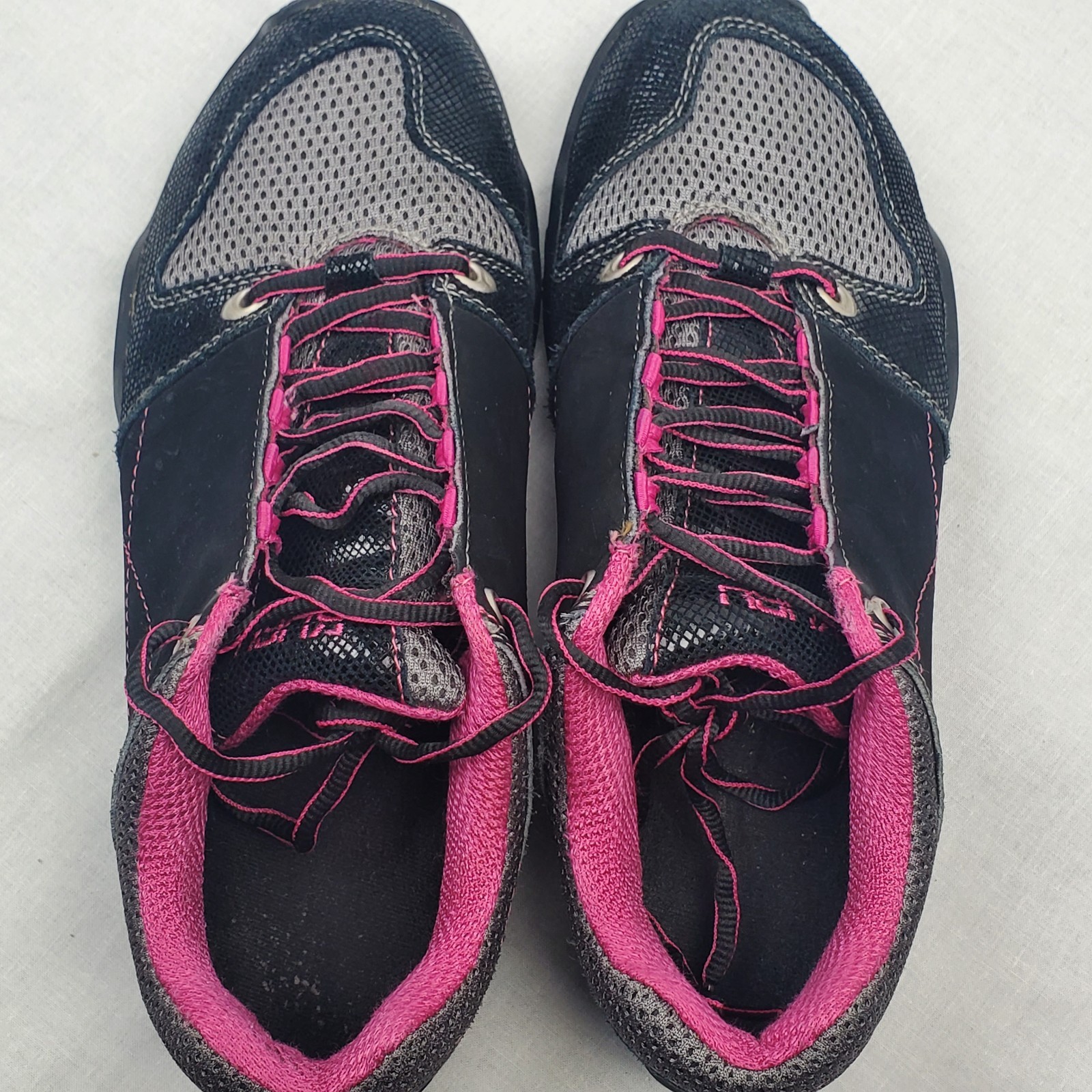 Kuru Kruzr II Hiking Walking Orthopedic Shoes Sneakers Womens Size 9 Black Pink