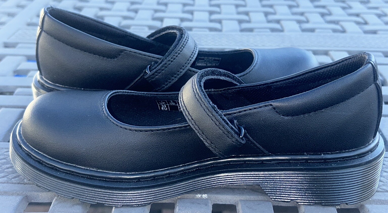 Dr. Martens AirWair Macy Black Mary Jane Shoes US Size 2