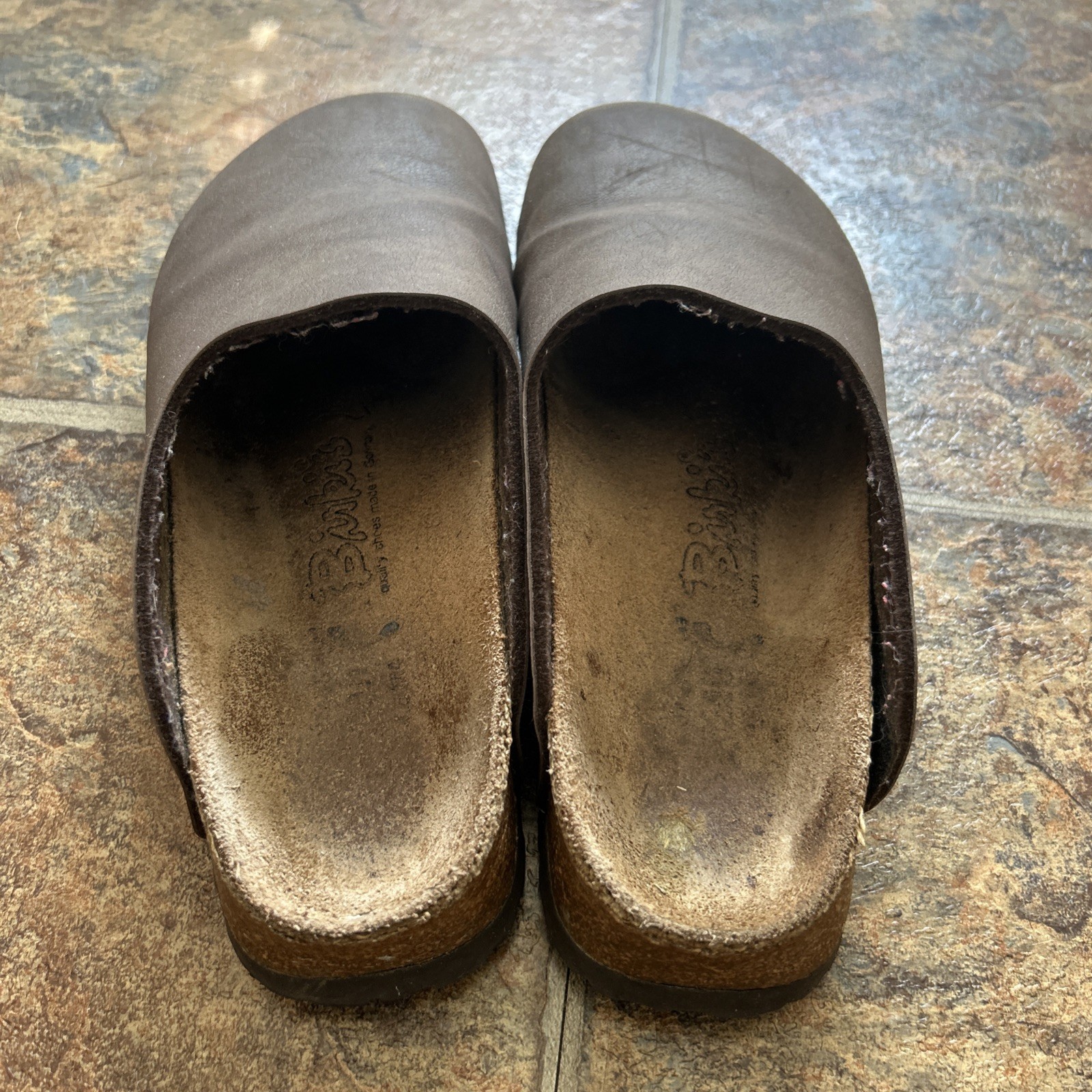Birkenstock Birkis Womens Brown Leather Amsterdam Clogs Slip On Size 37-45 L6 M4