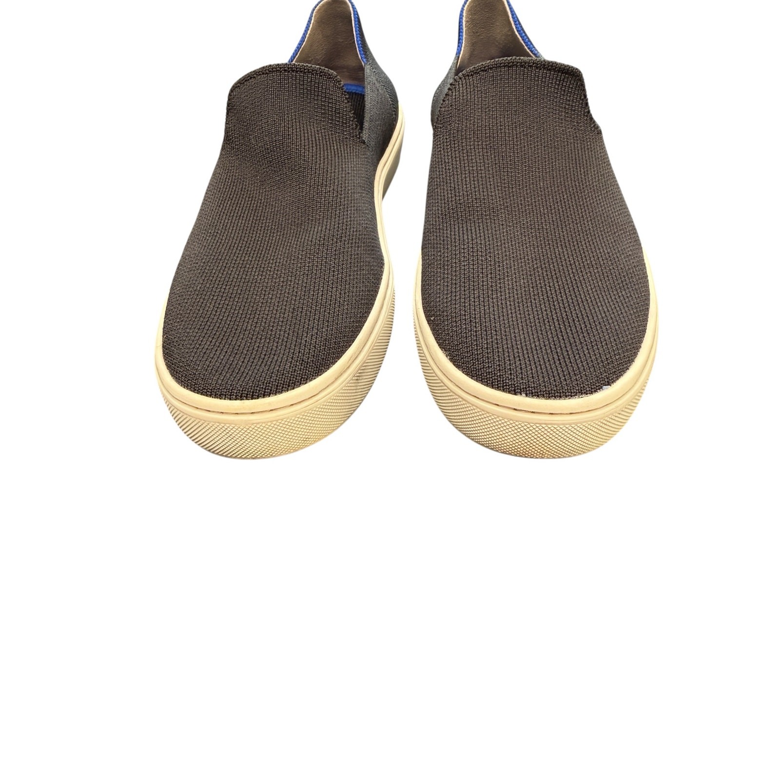 Rothy’s Black Women’s Classic Basic Casual Slip On Sneaker Shoes Size 8 1/2