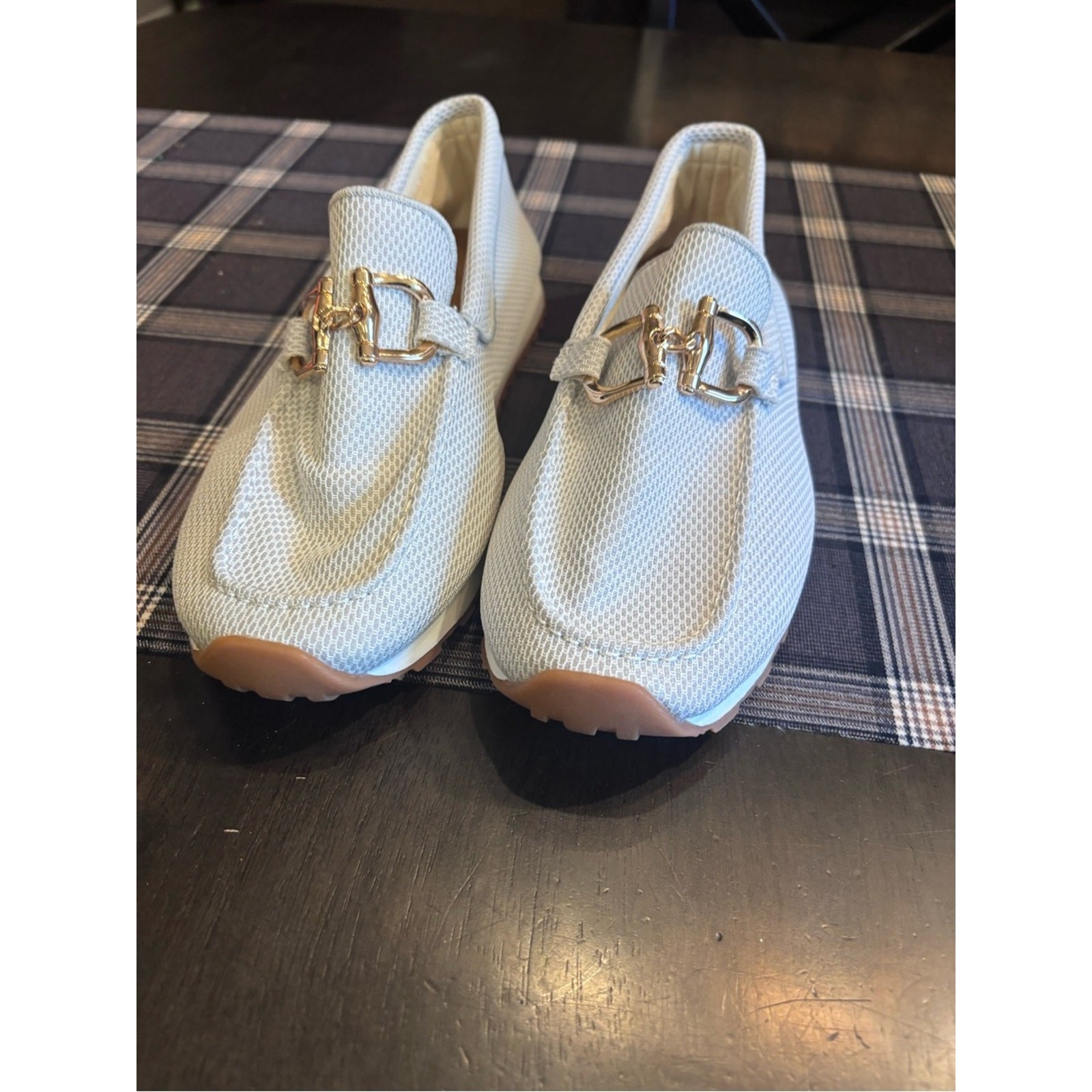 Woman’s Slip-On Loafers in white