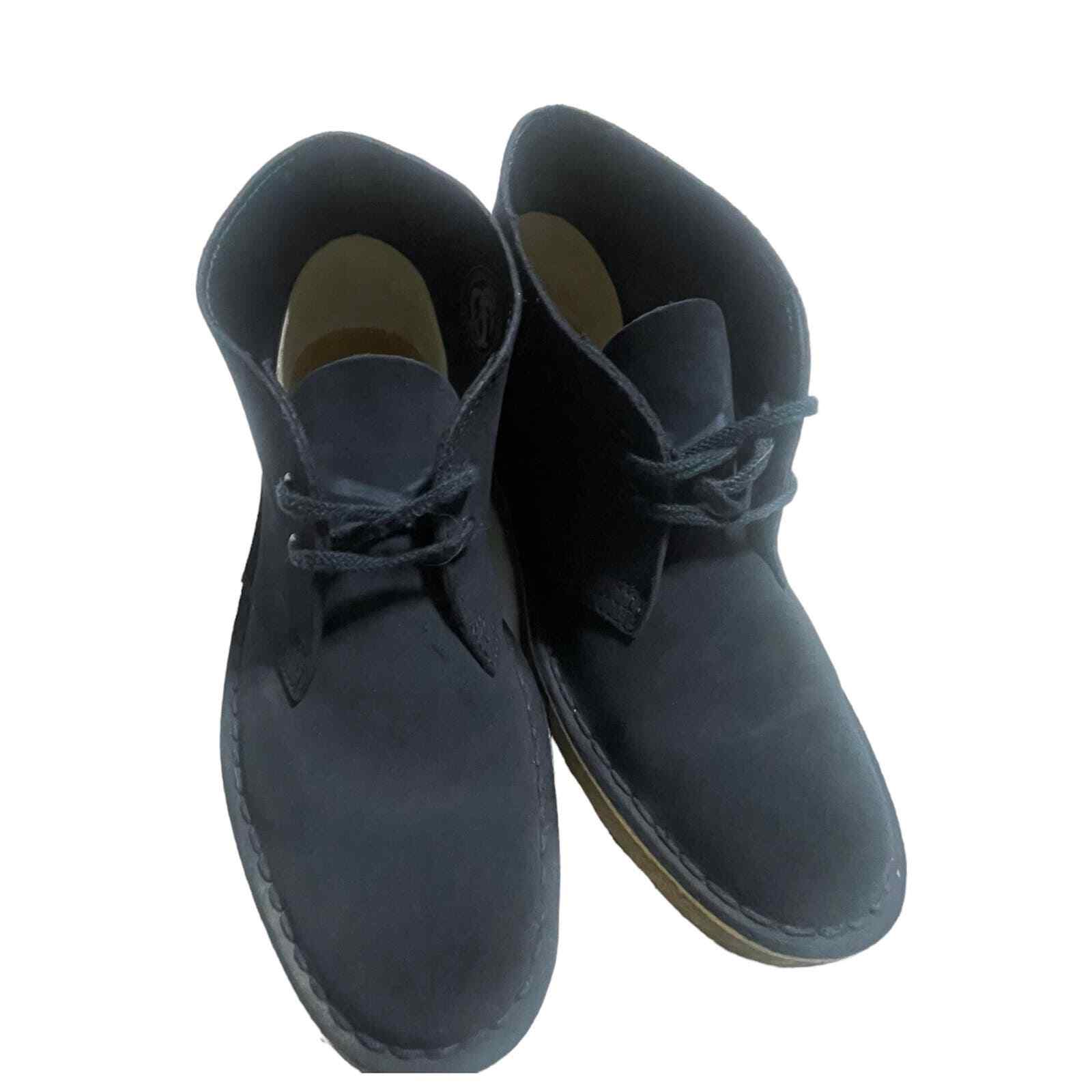 Desert Boots Deep Blue Clarks Original Lace Up Booties