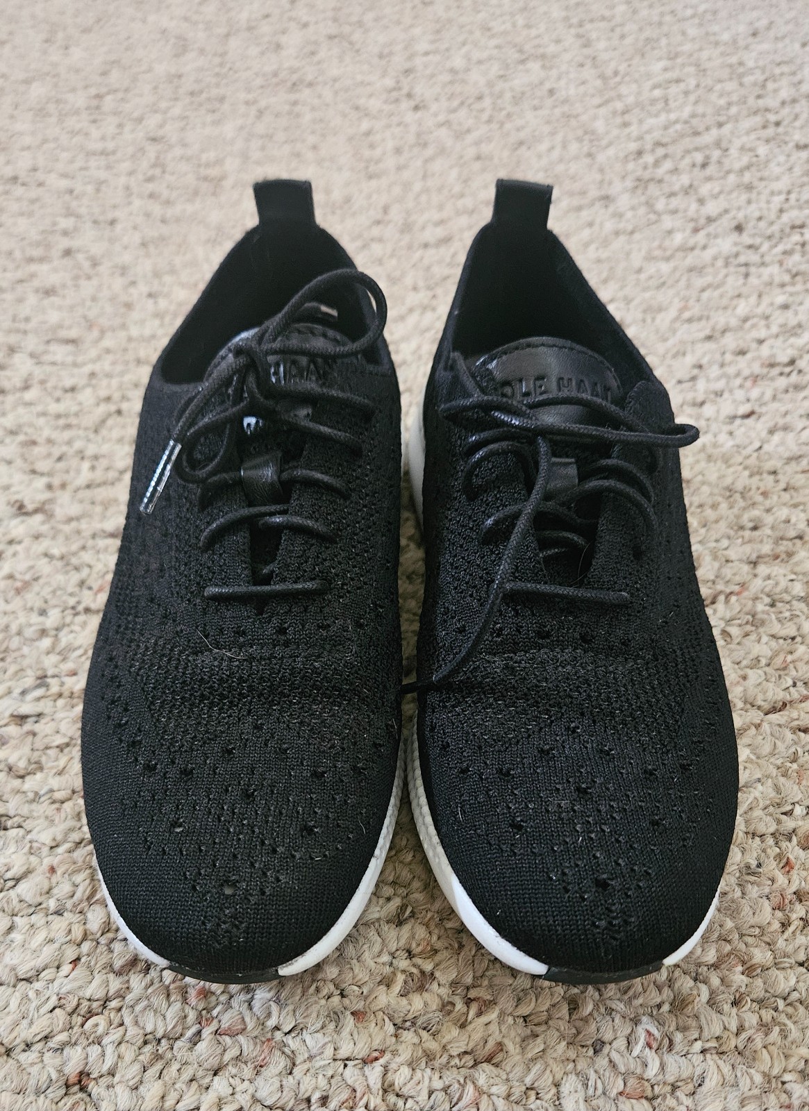 Cole Haan 2.Zerogrand Stitchlite Oxford Black Knit Sneaker Women 7.5B – W11511