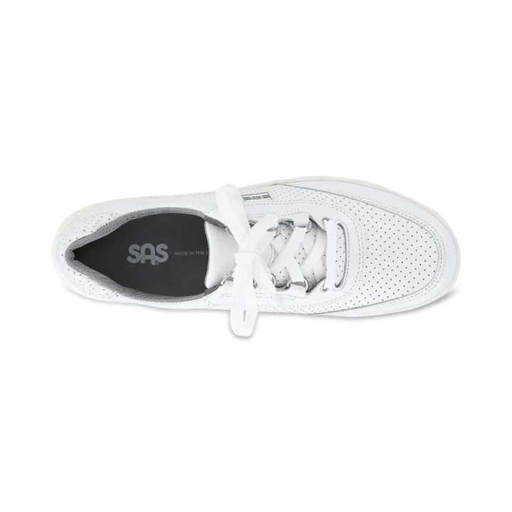 SAS Sporty Lux White Perf Women’s Size 10.5 Medium