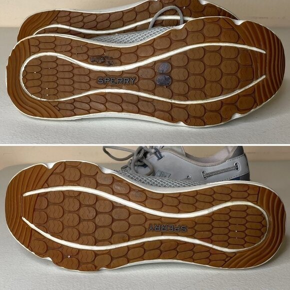 Sperry Top-Sider Women’s 7 Seas 3-Eye Gray Boat Shoes Sneakers Size 7