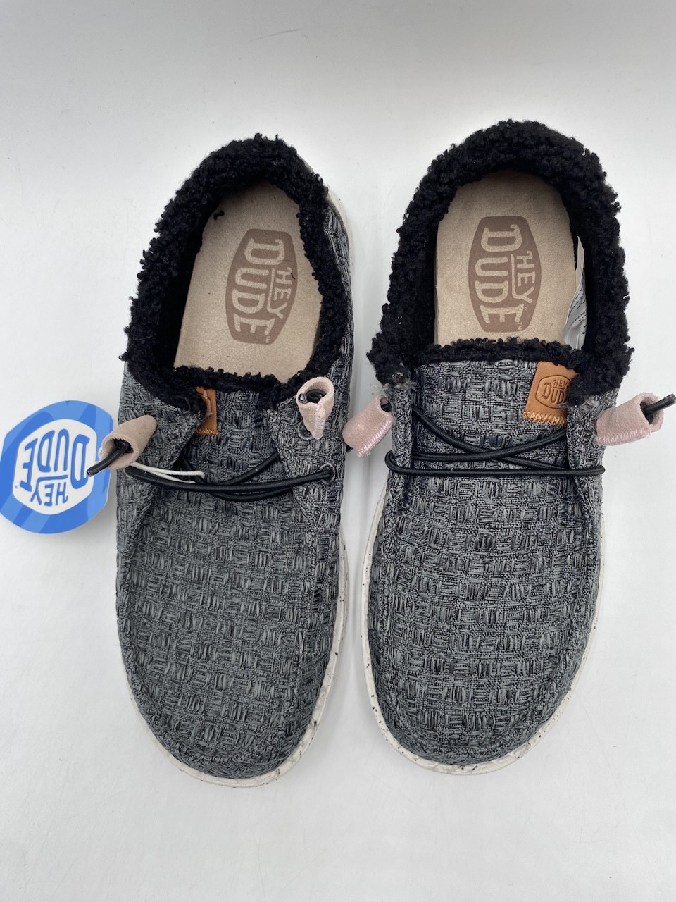 Hey Dude WENDY WARMTH Women’s NEW Cozy Loafers Charcoal Multiple Sizes