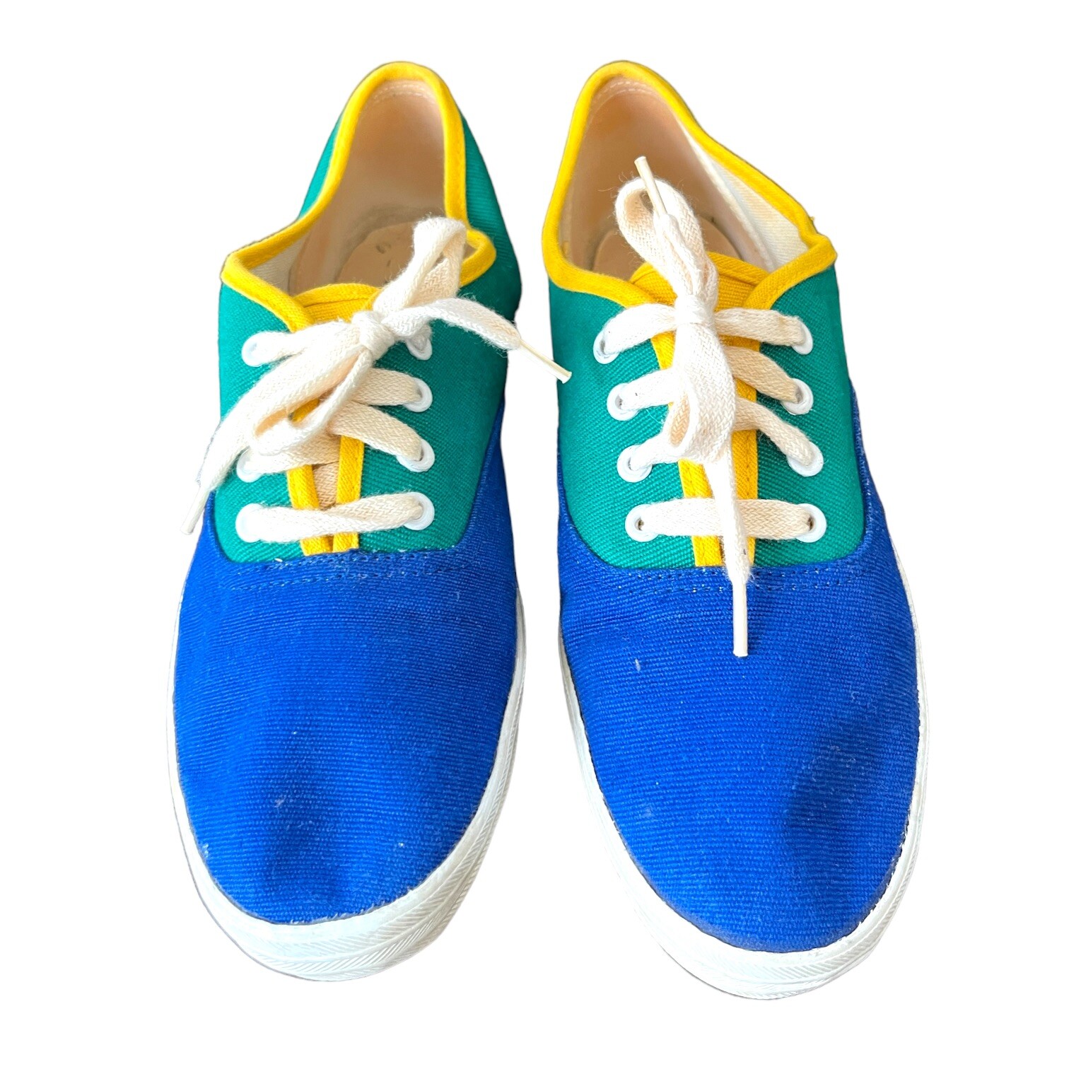 Vintage ESPRIT Canvas Sneakers / USW 6 / GC+ / Retro 80s 90s Colorblock Kidcore