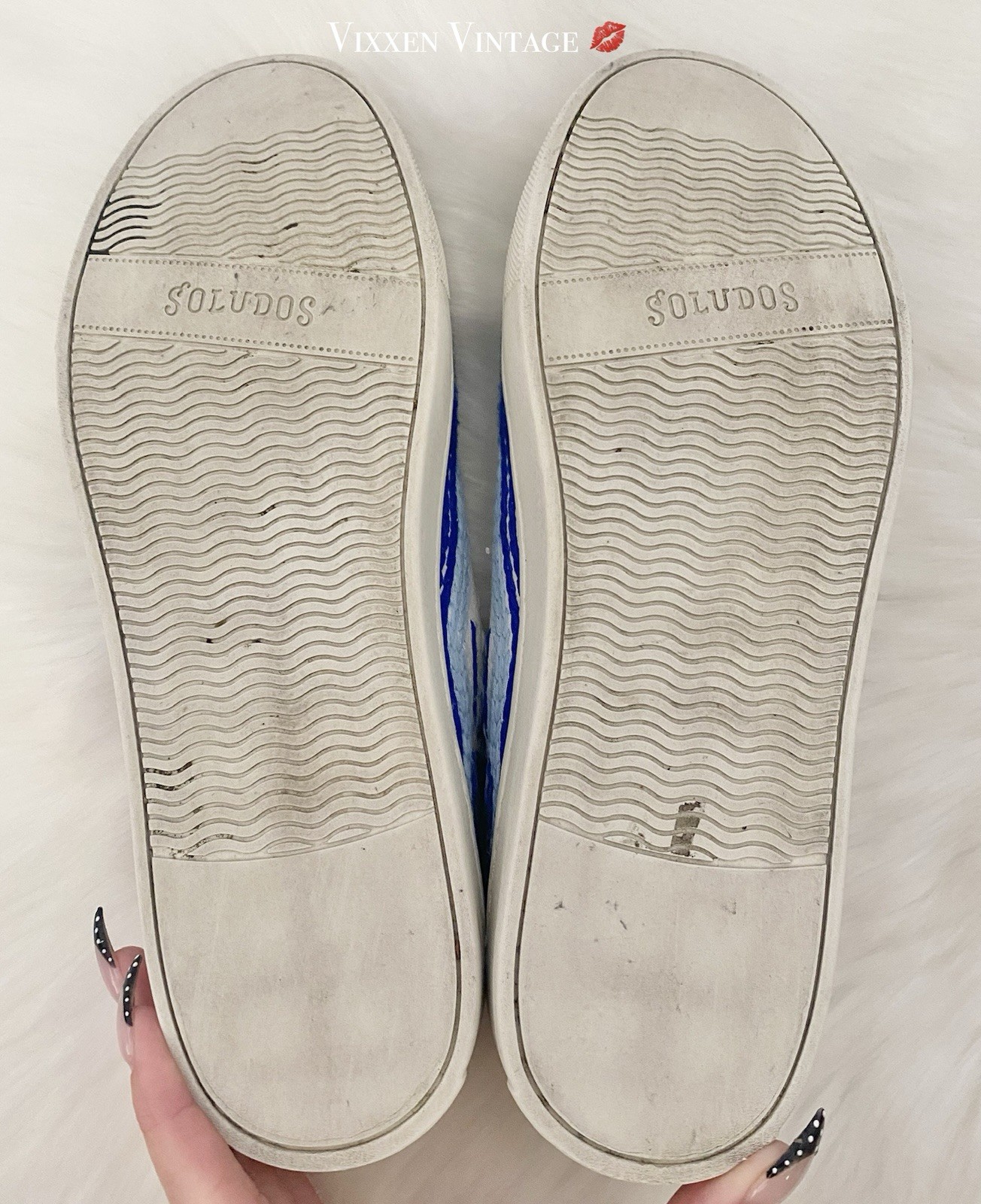SOLUDOS LEATHER ‘THE SUNRISE SUNSET CLASSIC SNEAKER’ IN OASIS WHITE MULTI $159