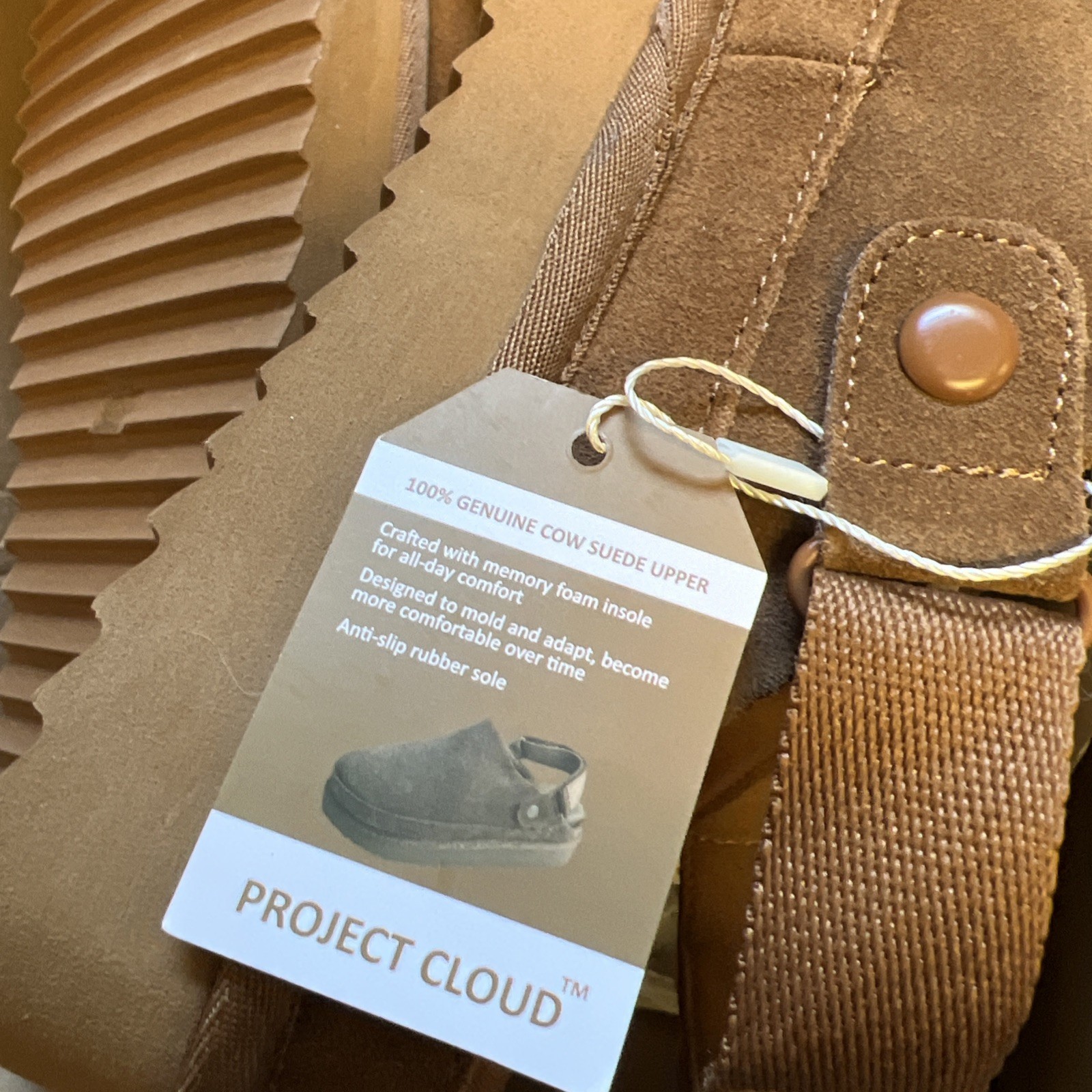 Project Cloud 100% Genuine Leather Clogs for Women Memory Foam Womens Clogs …