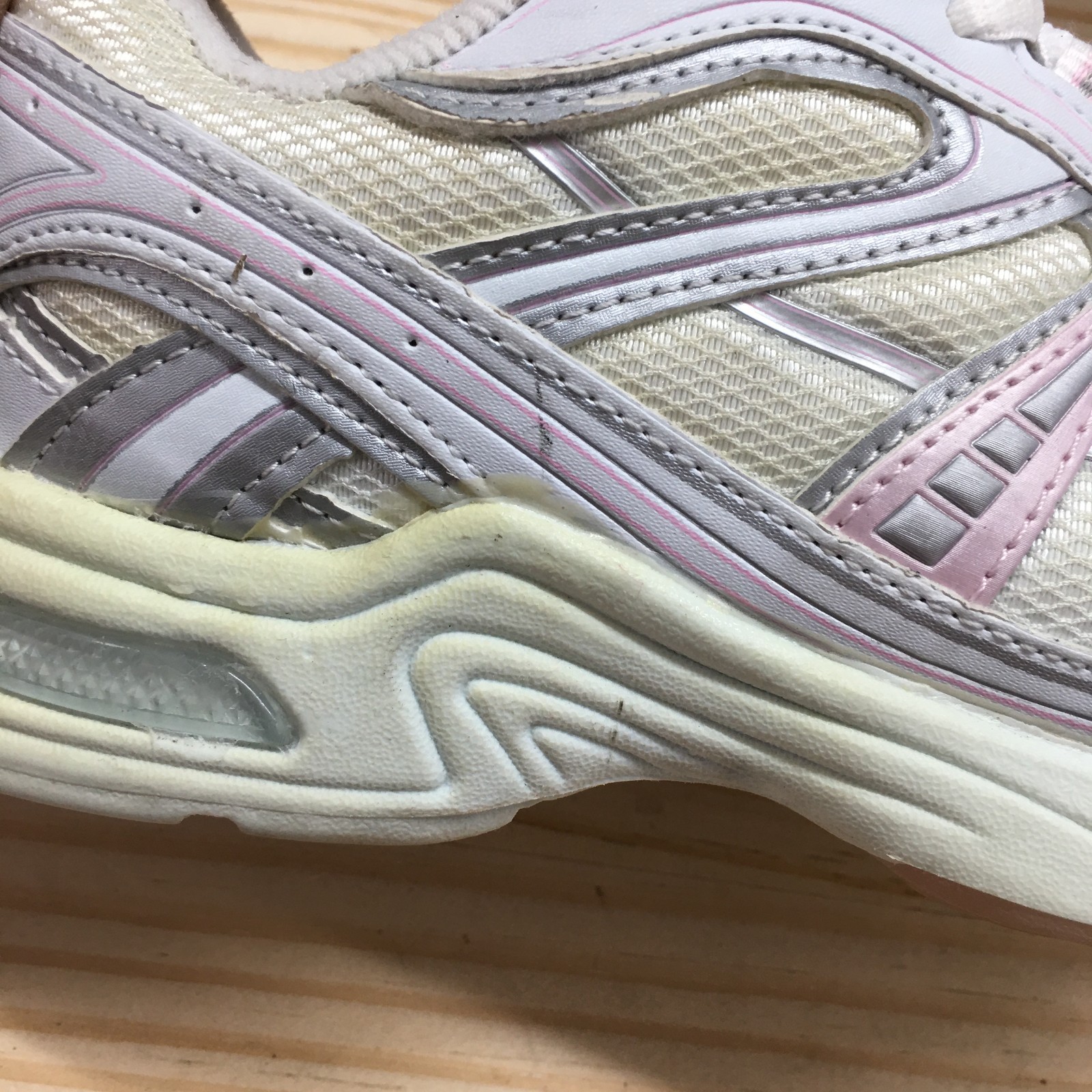 Athletic Works Shoes Womens 7 Anita 2 Sneakers White Pink Lace Up Sport 25266585