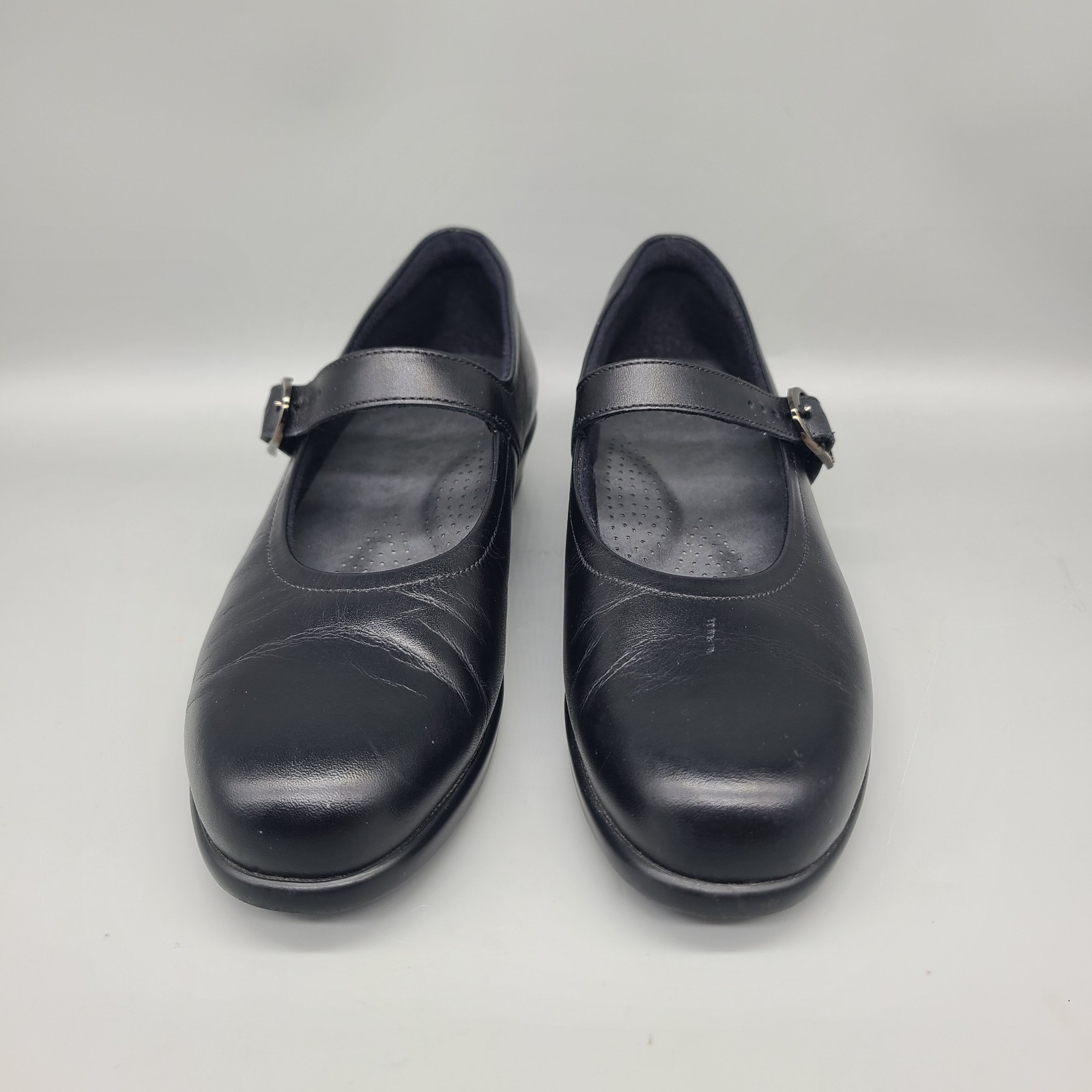 SAS Maria Shoes Womens 7 S Black Buckle Mary Jane Slim Tripad Comfort Strap