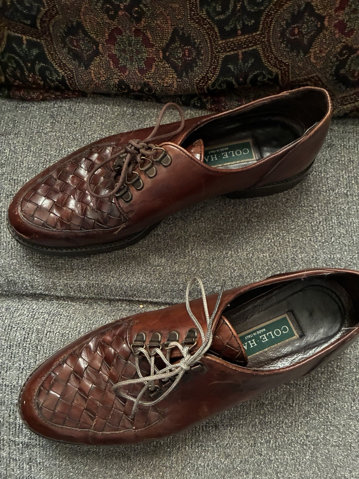 Women’s Cole Haan Brown Leather Lace Up Shoes SZ 7.5
