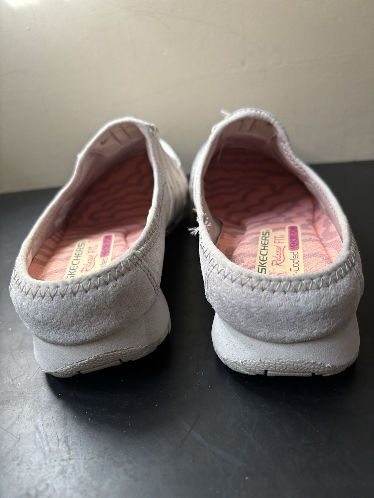 Skechers Bikers Fan Club Natural Color Size 8.5 NEW