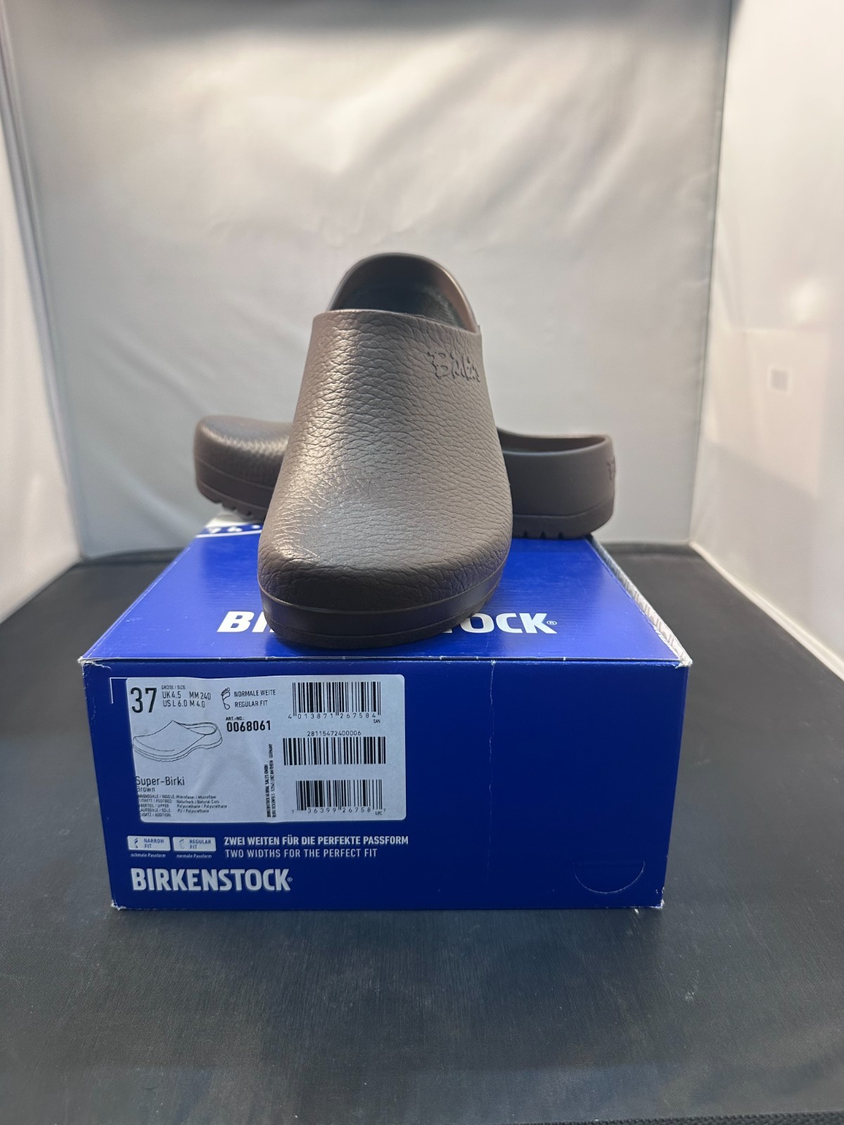 Birkenstock Super Birki brown women’s size 6 regular fit professional clog