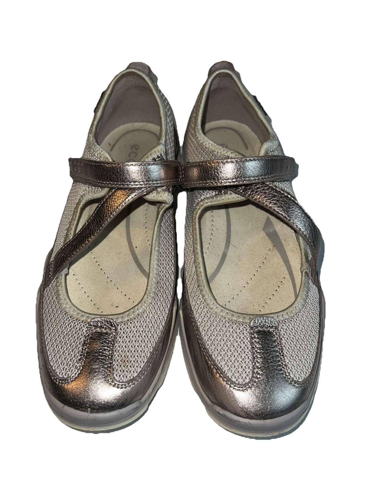 ECCO Women’s Lynx Mary Jane Fashion Gray Metallic Gravel 38