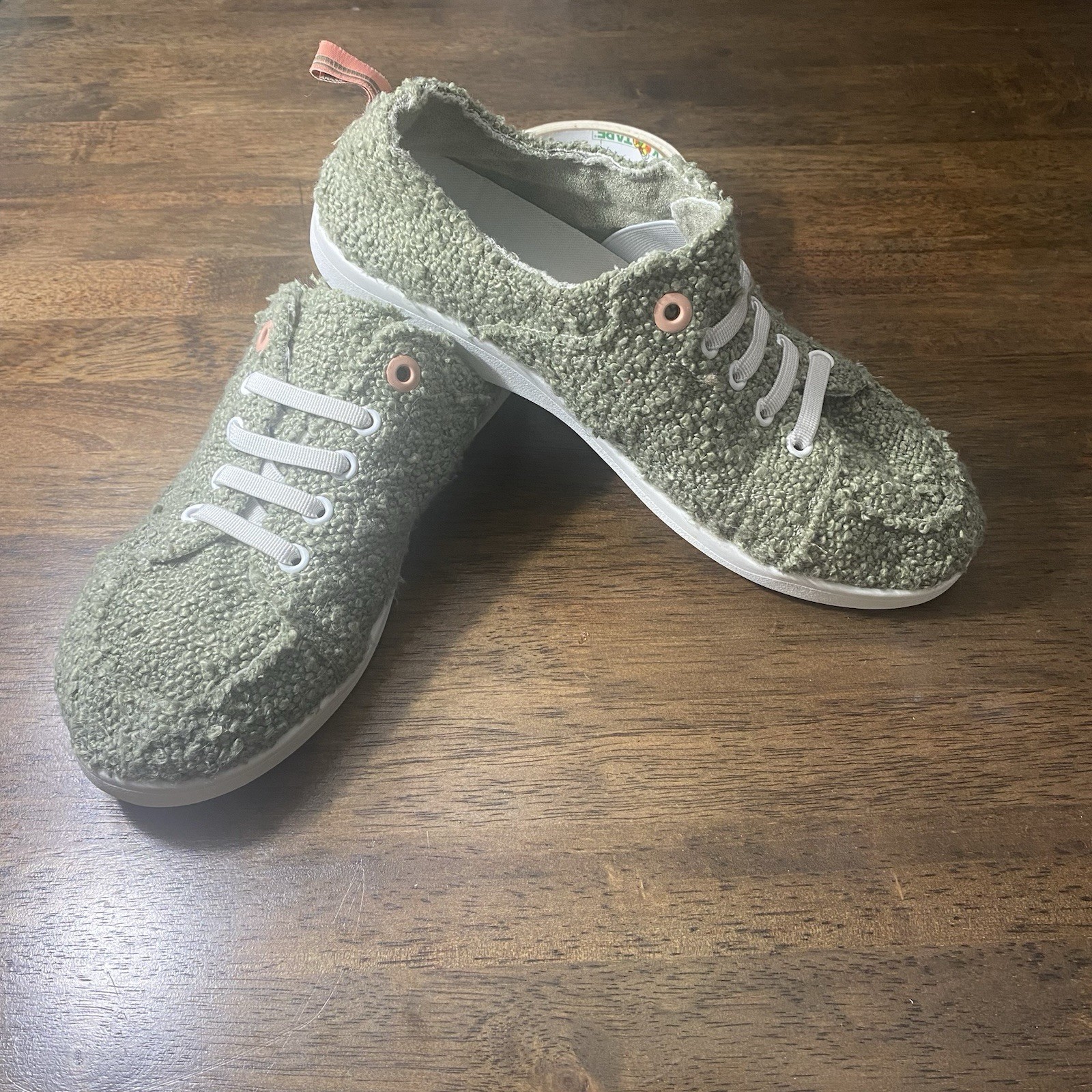 Vionic Beach Pismo Boucle Comfort Sneakers Orthotic Slip On Arch Support