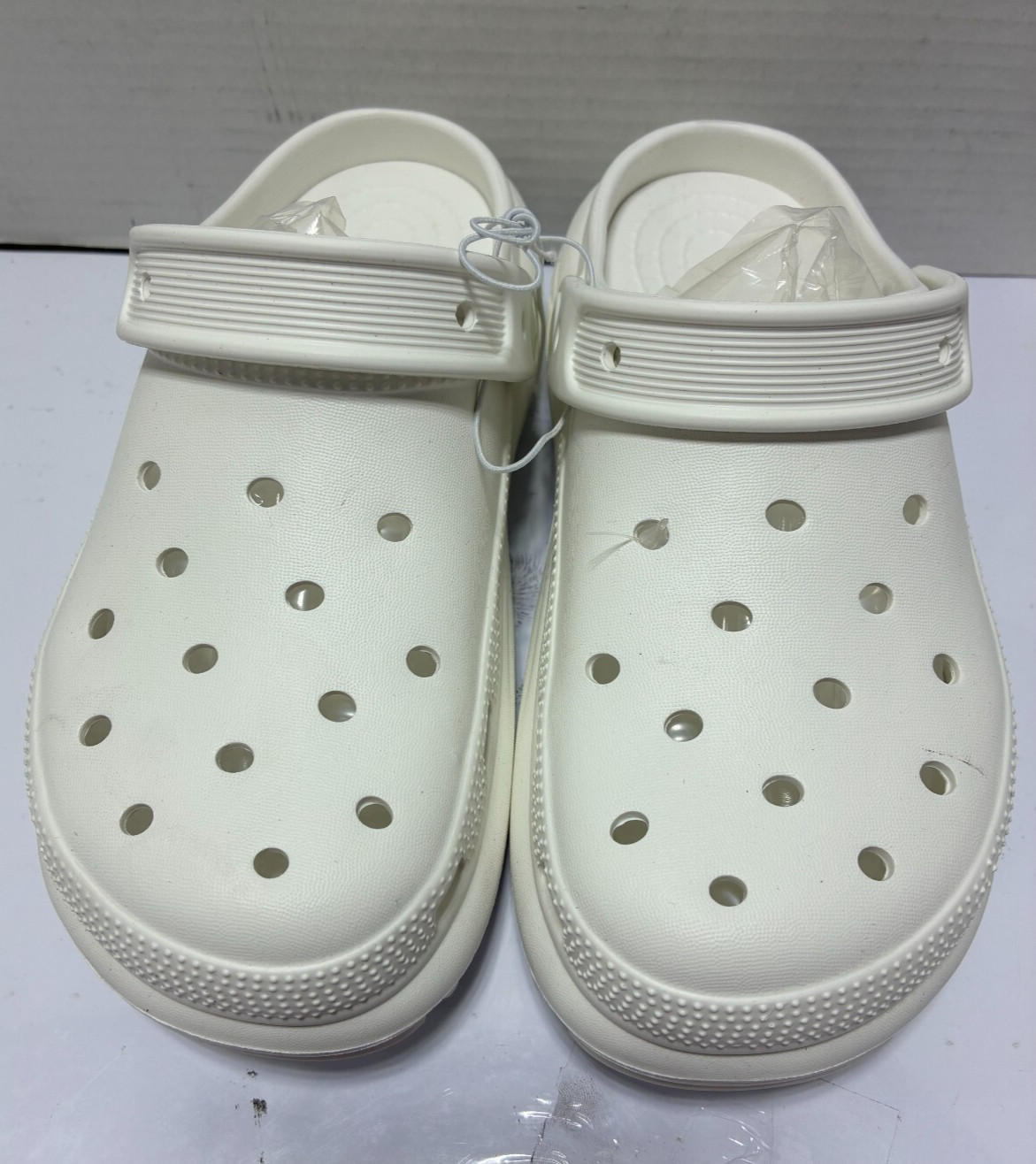 Beice White Clog Style Shoes Size 37-38 US Women 6-7 – See Description