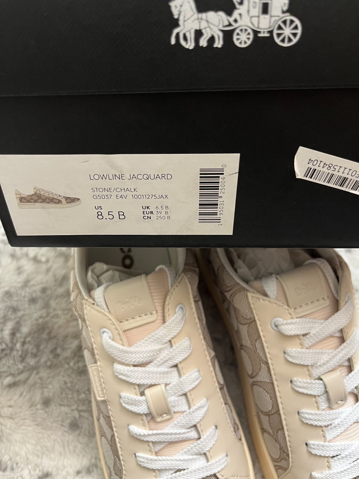 Coach Lowline Luxe Signature Jacquard Low Top Sneaker MSRP$155 CHIC & STYLISH