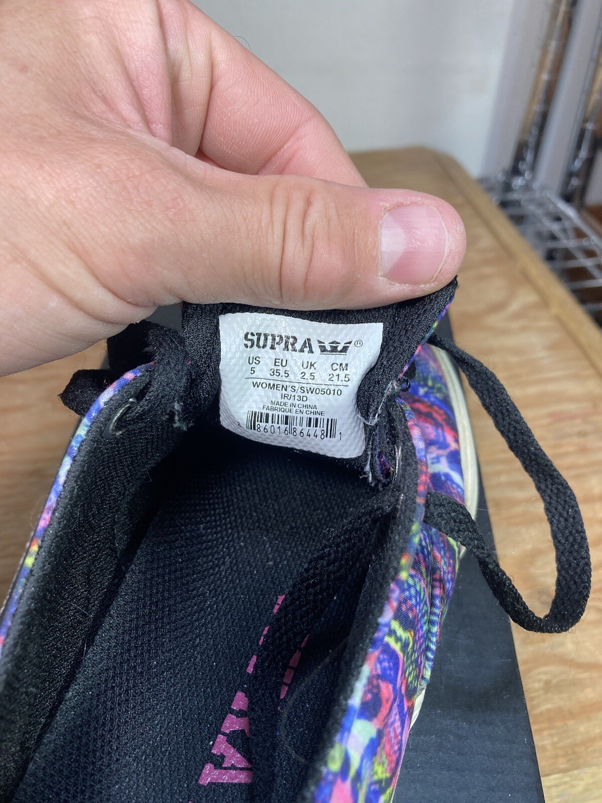 Supra Women’s US Size 5 Purple Athletic Comfort Shoes Sw05010