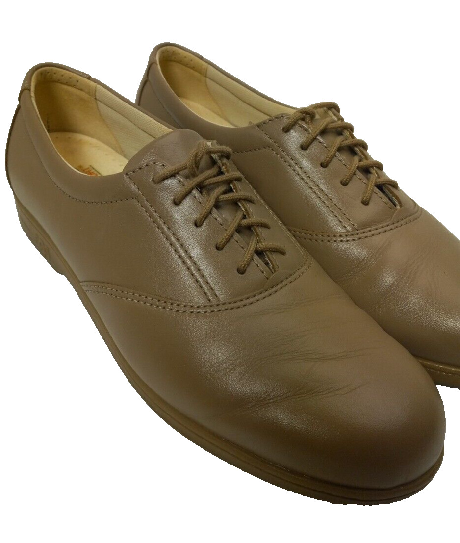 SAS Tripad Comfort Shoes Mocha Brown Leather Whisper Lace Womens Sz 8.5 S Slim