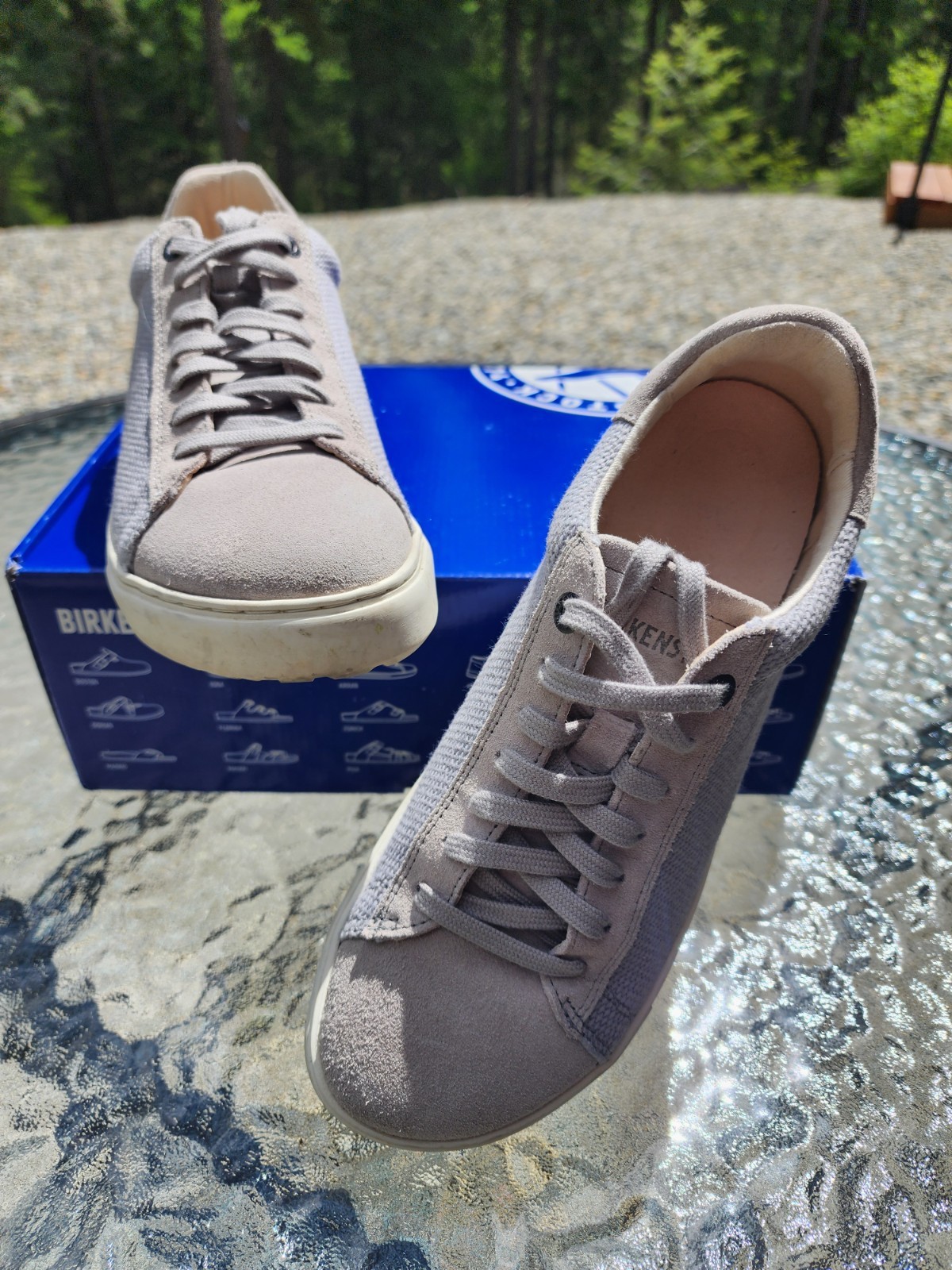 Women’s BIRKENSTOCK Bend Low II shoes Whale Gray Narrow Fit Size 8-8.5