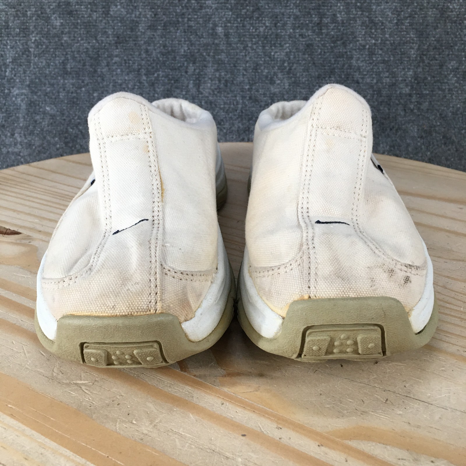 Nike Afterparty Mule Sneaker Shoes Womens 7 Casual Wedge Canvas Beige 302437-141