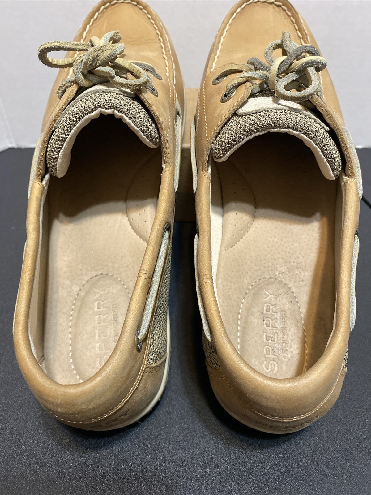 SPERRY Top Sider Women’s KOIFISH Linen Oats Boat Shoes STS95589 Sz 10 M